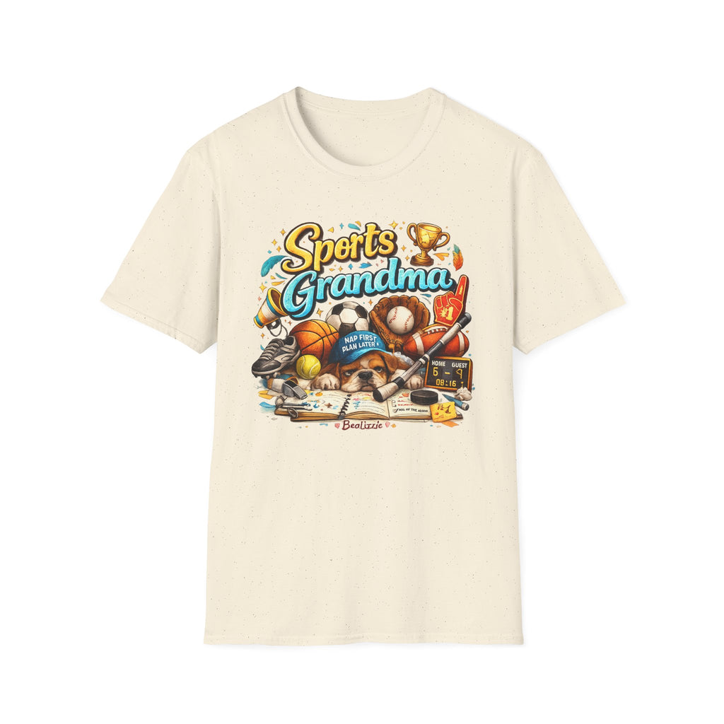 Sports Grandma T-Shirt — Retro Trophy & Multi-Sport Graphic Tee for Active Grandmas