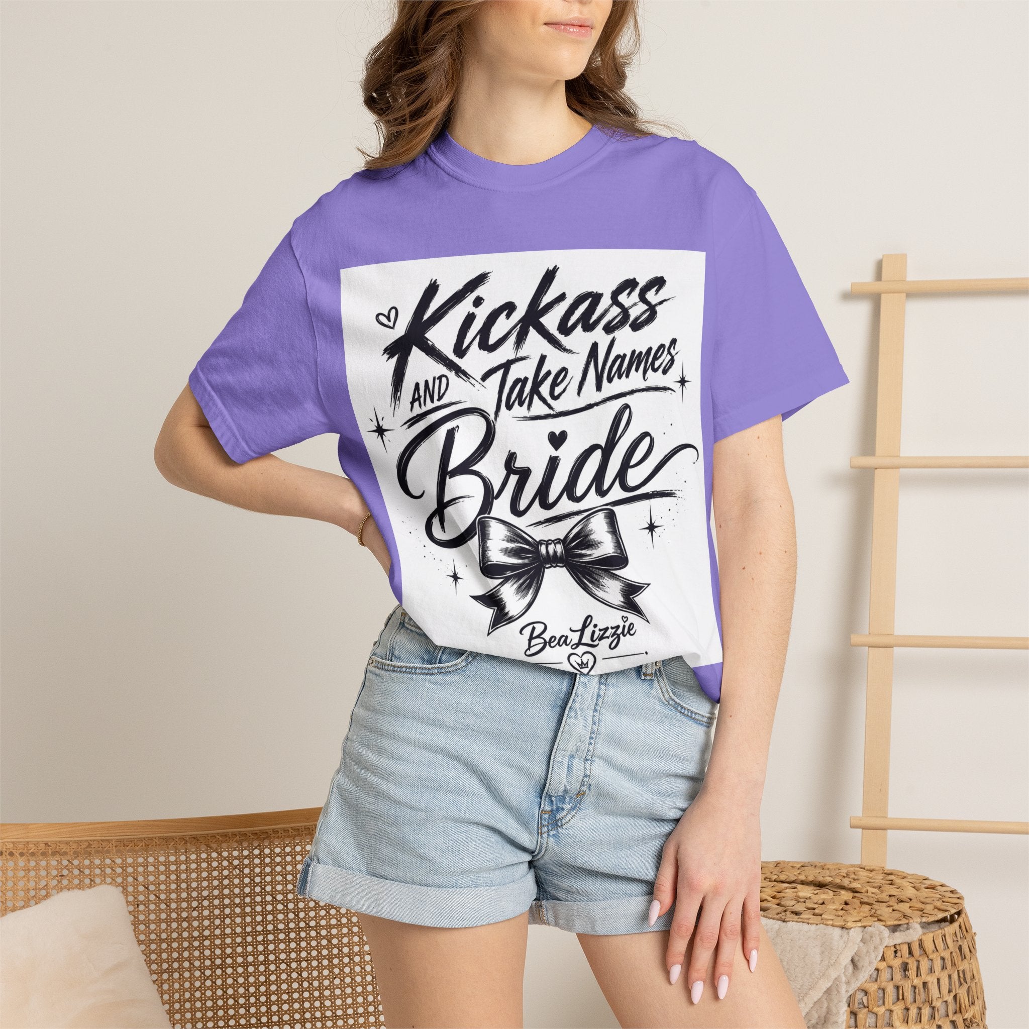 Bride T-Shirt — "Kickass and Take Names" Bachelorette Tee