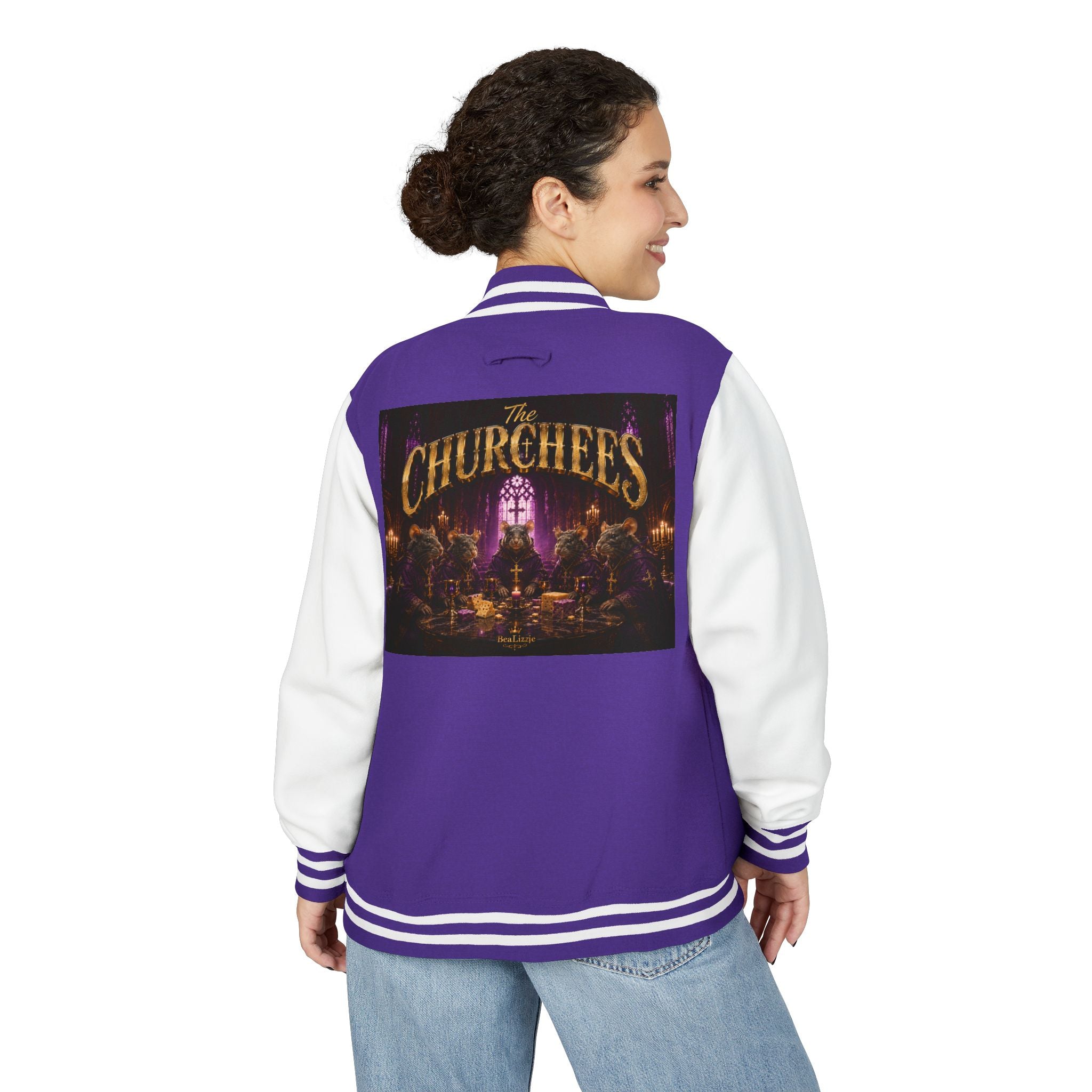Letterman Jacket — The Churchchefs Band Logo Varsity Jacket