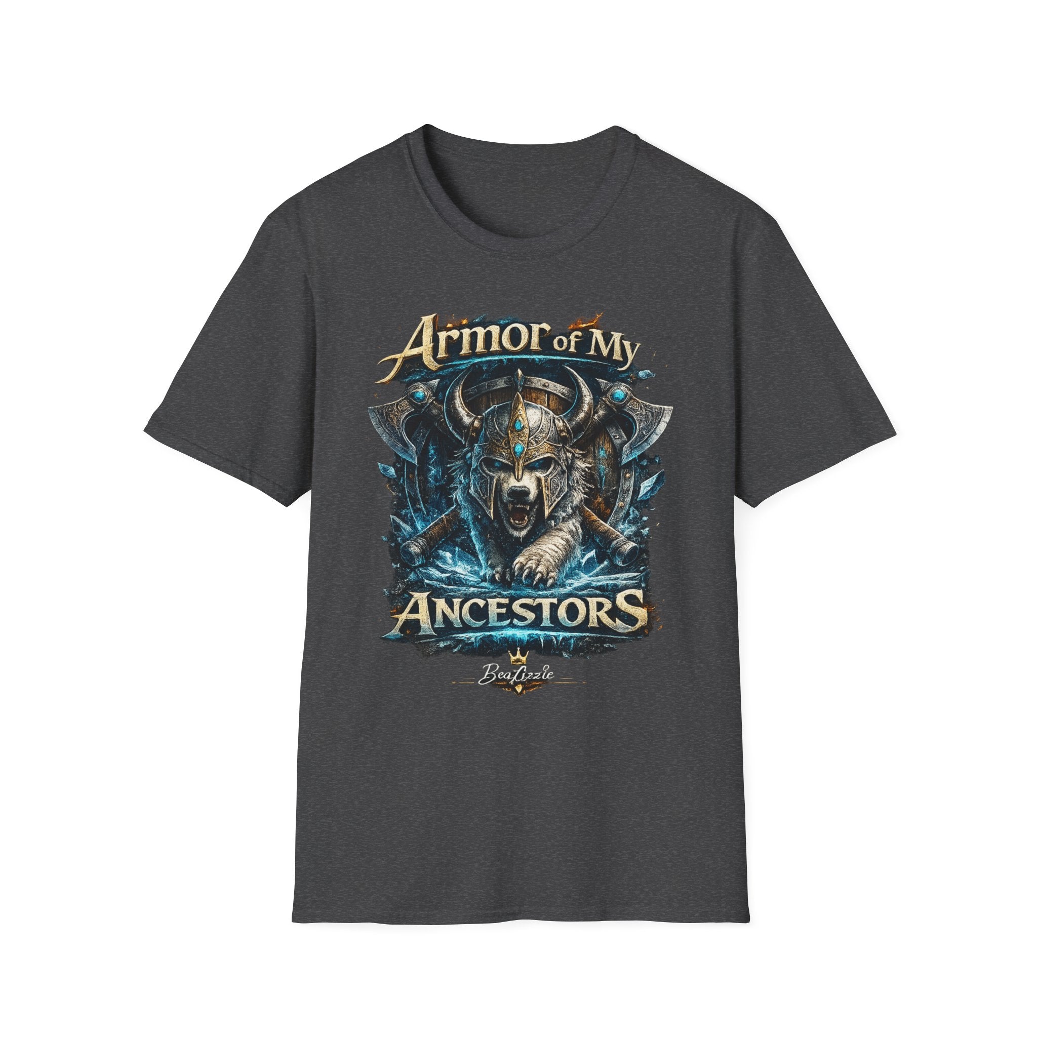 Armor of My Ancestors T-Shirt — Viking Warrior Shield Graphic Tee