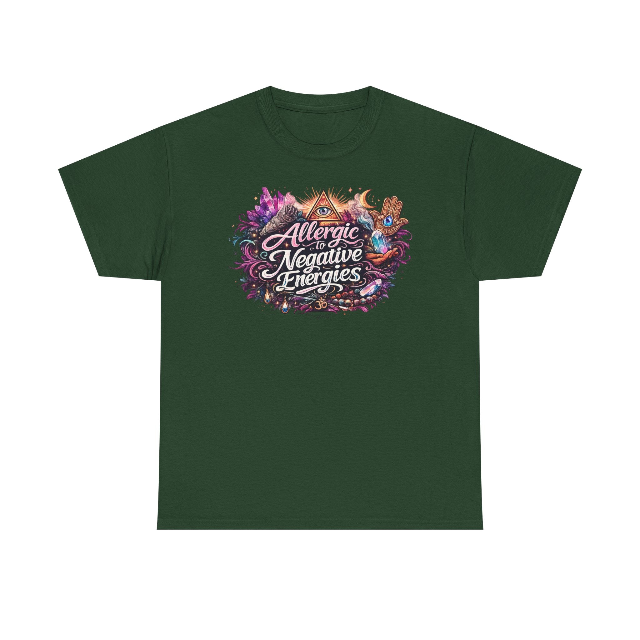 Allergic to Negative Energies T-Shirt — Positive Vibes Graphic Tee
