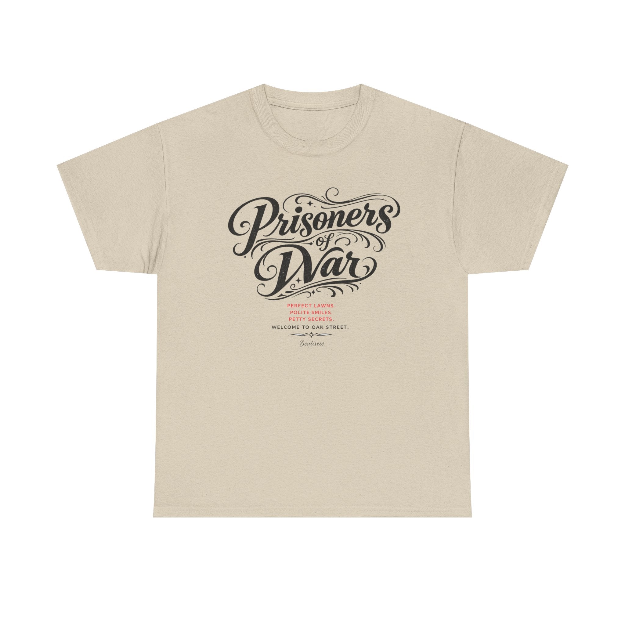 T‑Shirt — "Prisoners of War" Script Tee | Veterans, Memorial & Military Tribute Shirt
