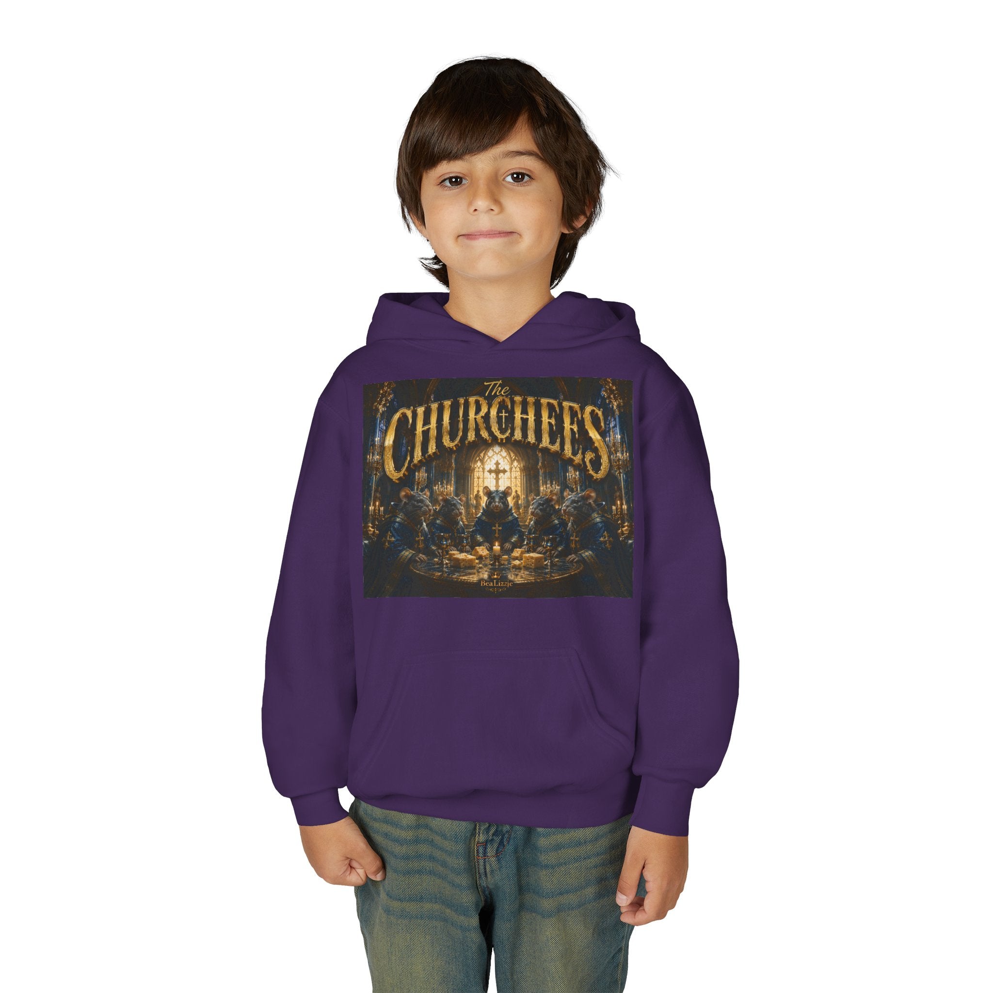 Sweat à capuche enfant – Sweat-shirt à motif « CHURCHEES »