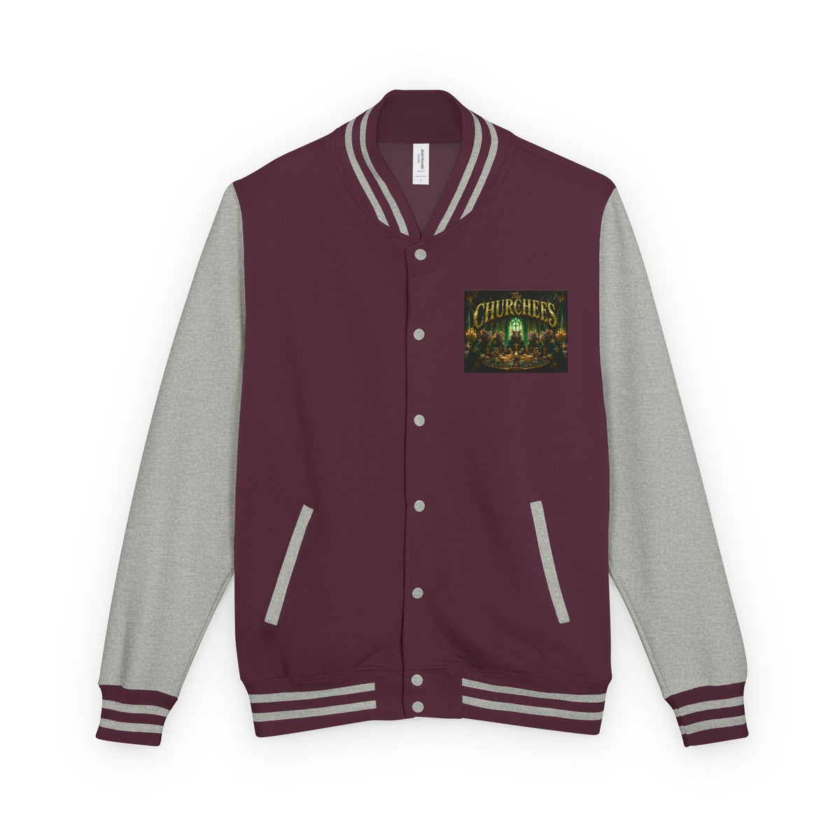 Letterman Jacket — The Churchers Band Logo Varsity Jacket