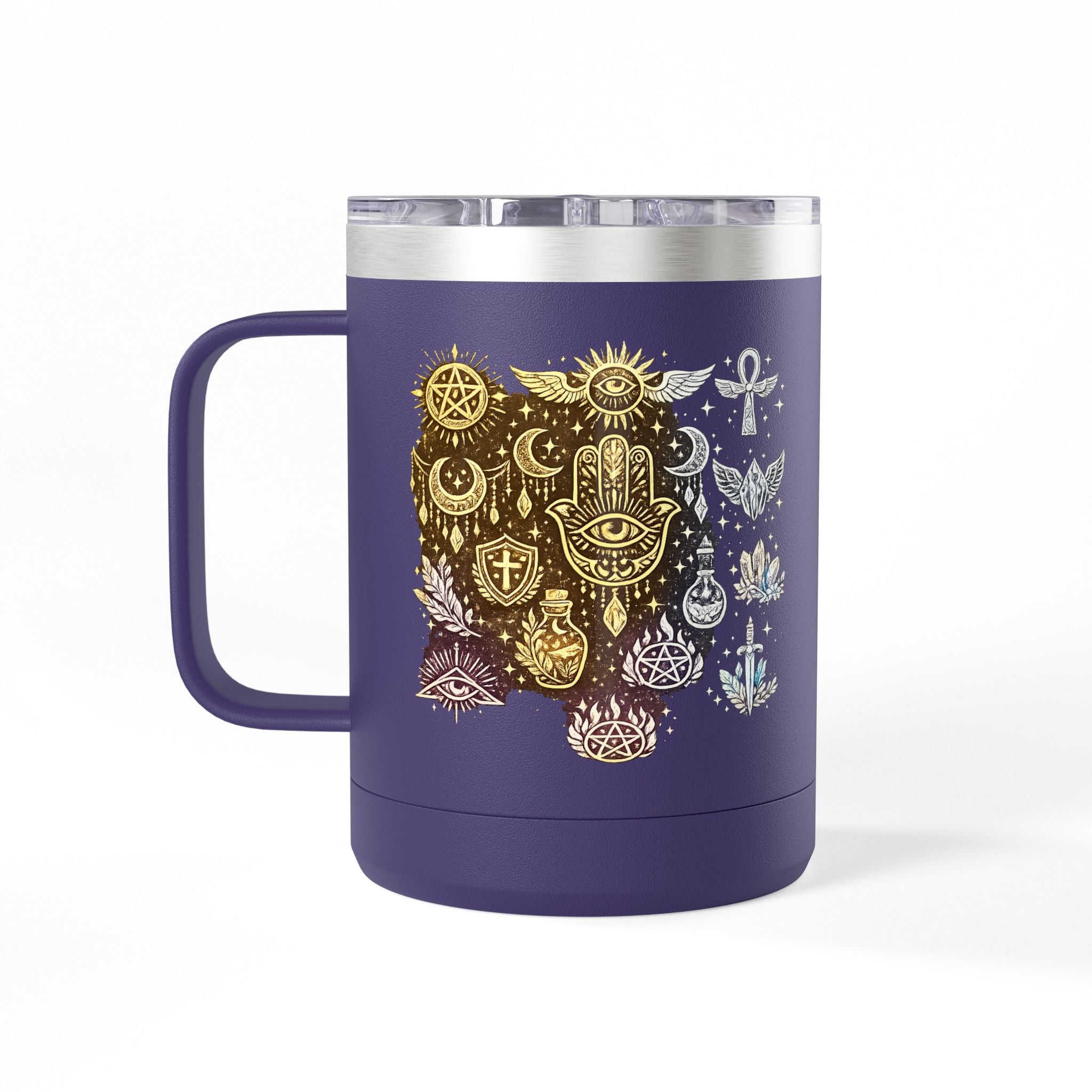 Skull & Anchors 15oz Insulated Coffee Mug Tumbler — Nautical Gothic