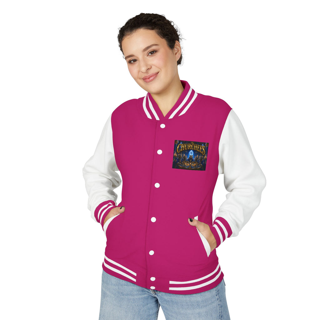 The Churchees Logo Letterman Jacket — Retro Band Varsity Jacket