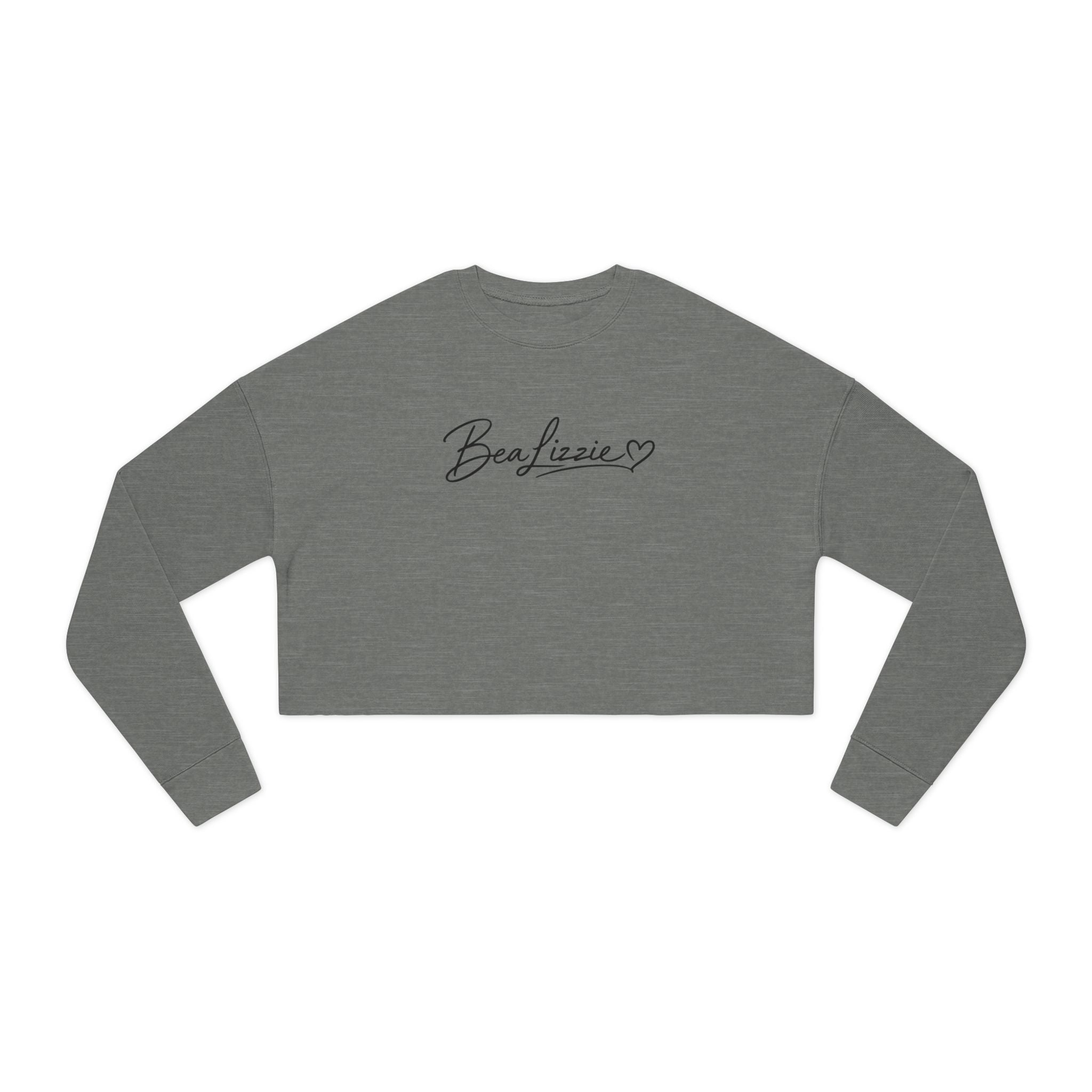 Cropped Sweatshirt  'BeaLizzie'  Heart Crop Top