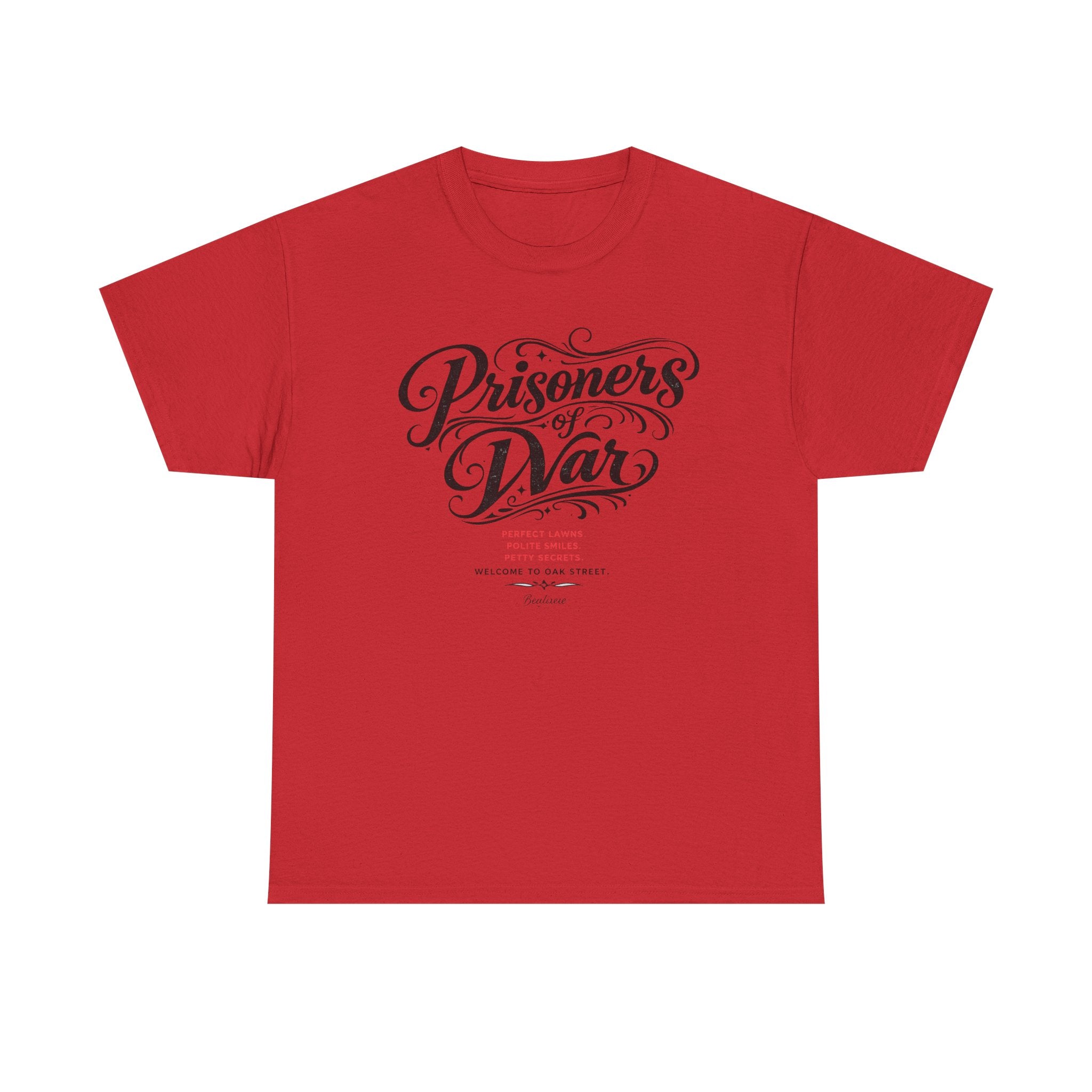 T‑Shirt — "Prisoners of War" Script Tee | Veterans, Memorial & Military Tribute Shirt