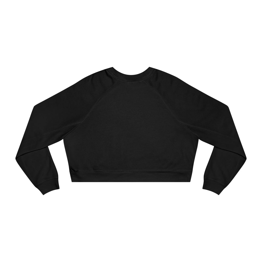 Cropped Fleece Pullover Elegant "BeaLizzie" Women's Crop Sweatshirt