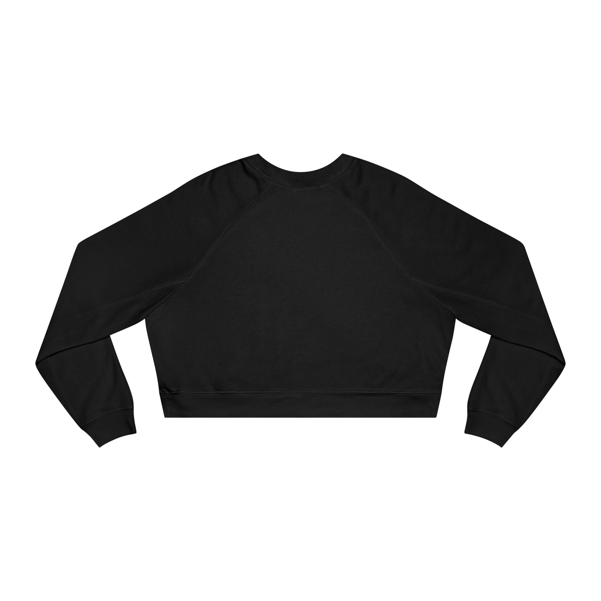 Cropped Fleece Pullover Elegant "BeaLizzie" Women's Crop Sweatshirt
