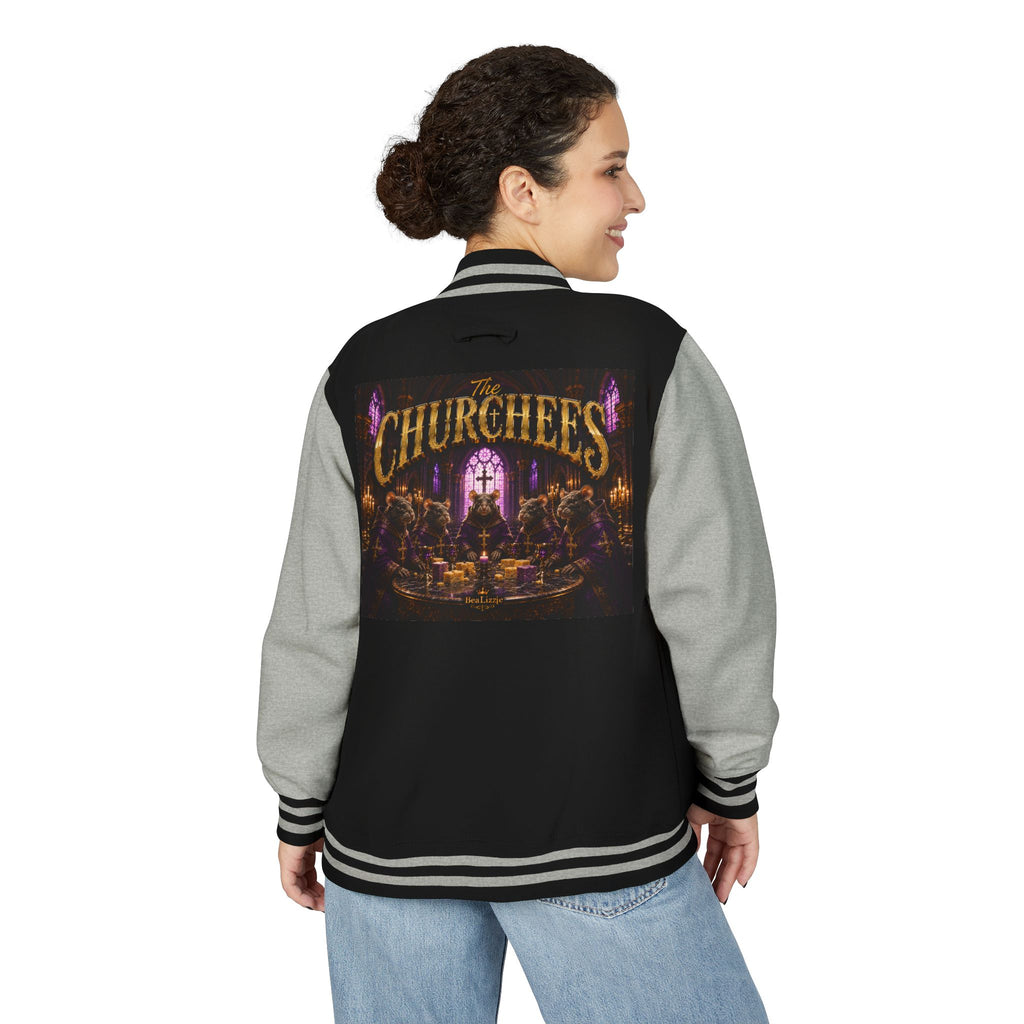 Letterman Jacket — The Churchees Gothic Band Varsity Jacket