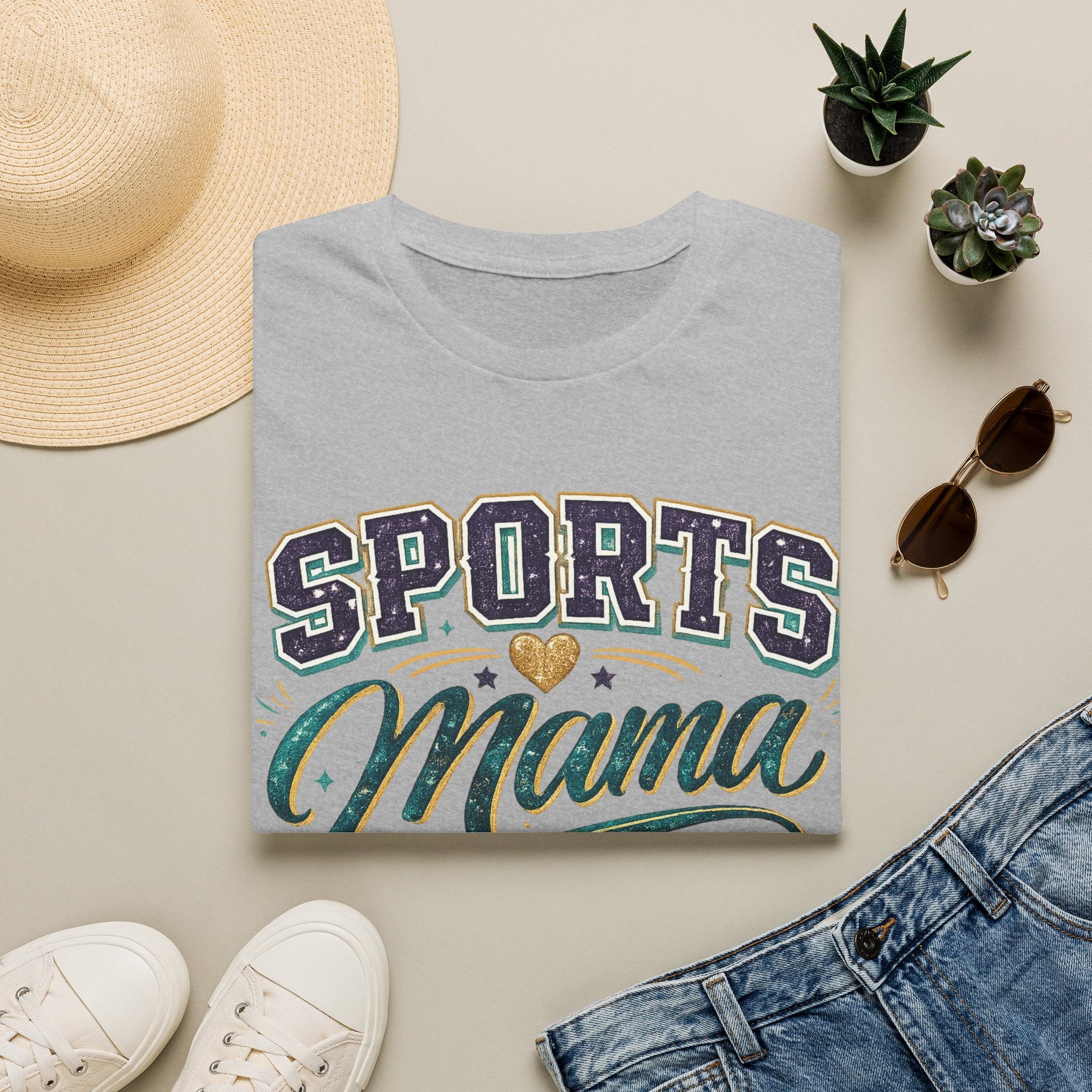 Sports Mama T-Shirt — Athletic Mom Graphic Tee