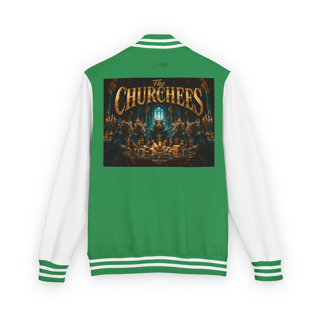 Letterman Jacket — "The Churchees" Retro Band Varsity Jacket