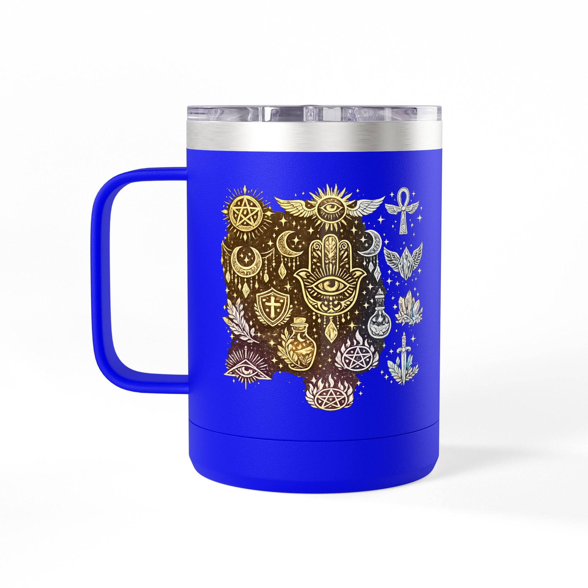 Skull & Anchors 15oz Insulated Coffee Mug Tumbler — Nautical Gothic