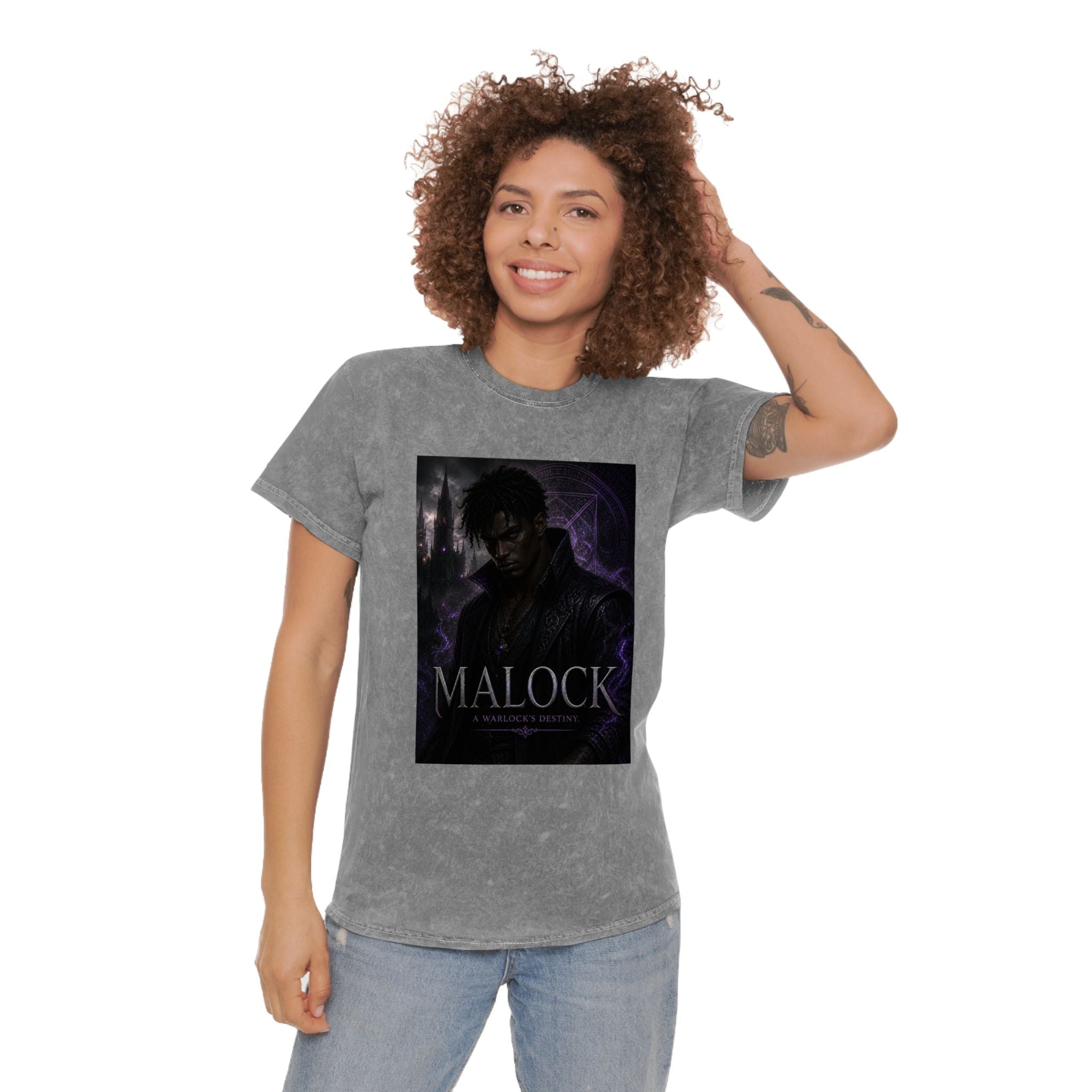 T-shirt Malock Dark Fantasy — T-shirt Affiche Personnage Gothique
