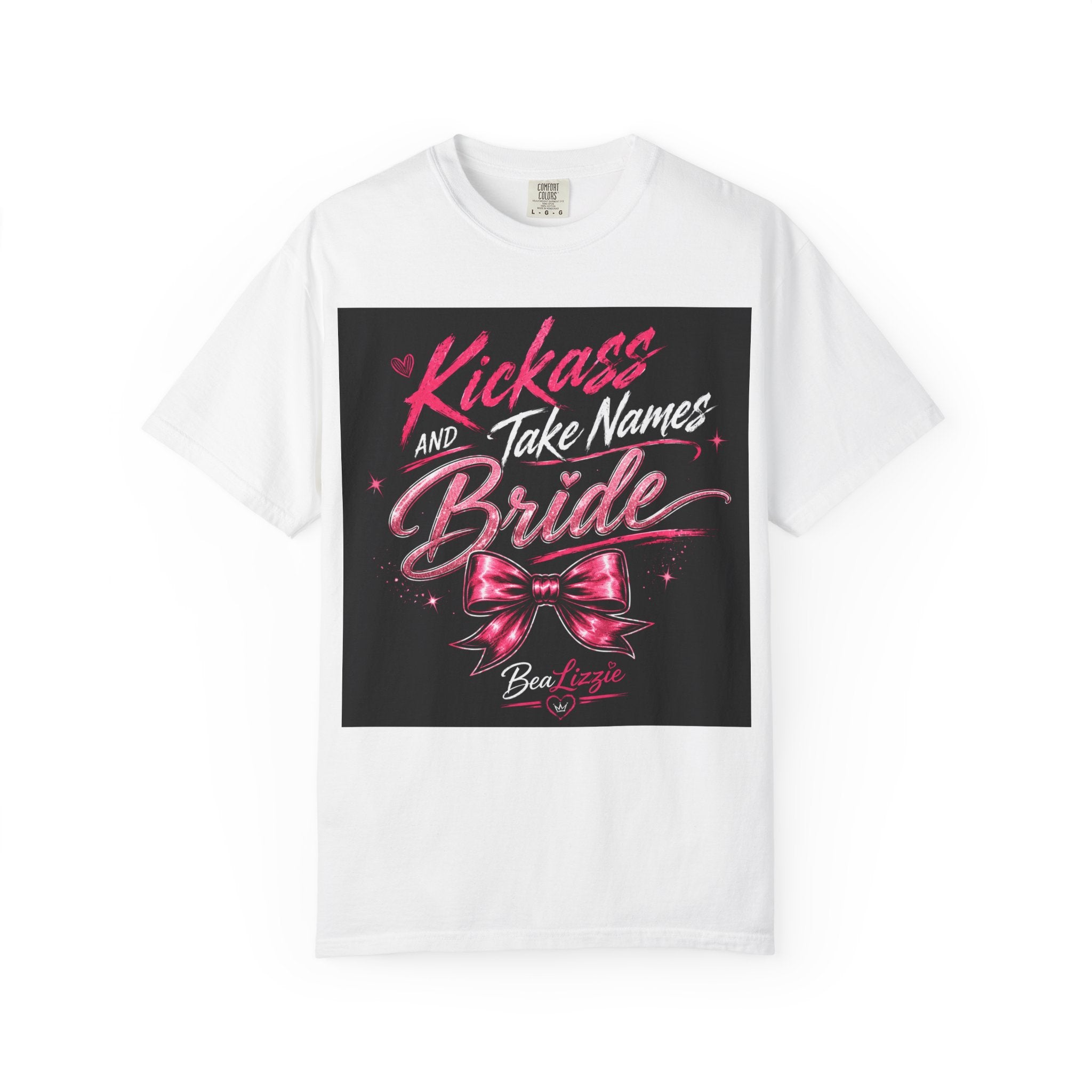 Bride 'Kick Ass and Take Names' Graphic Tee — Bachelorette Party Shirt
