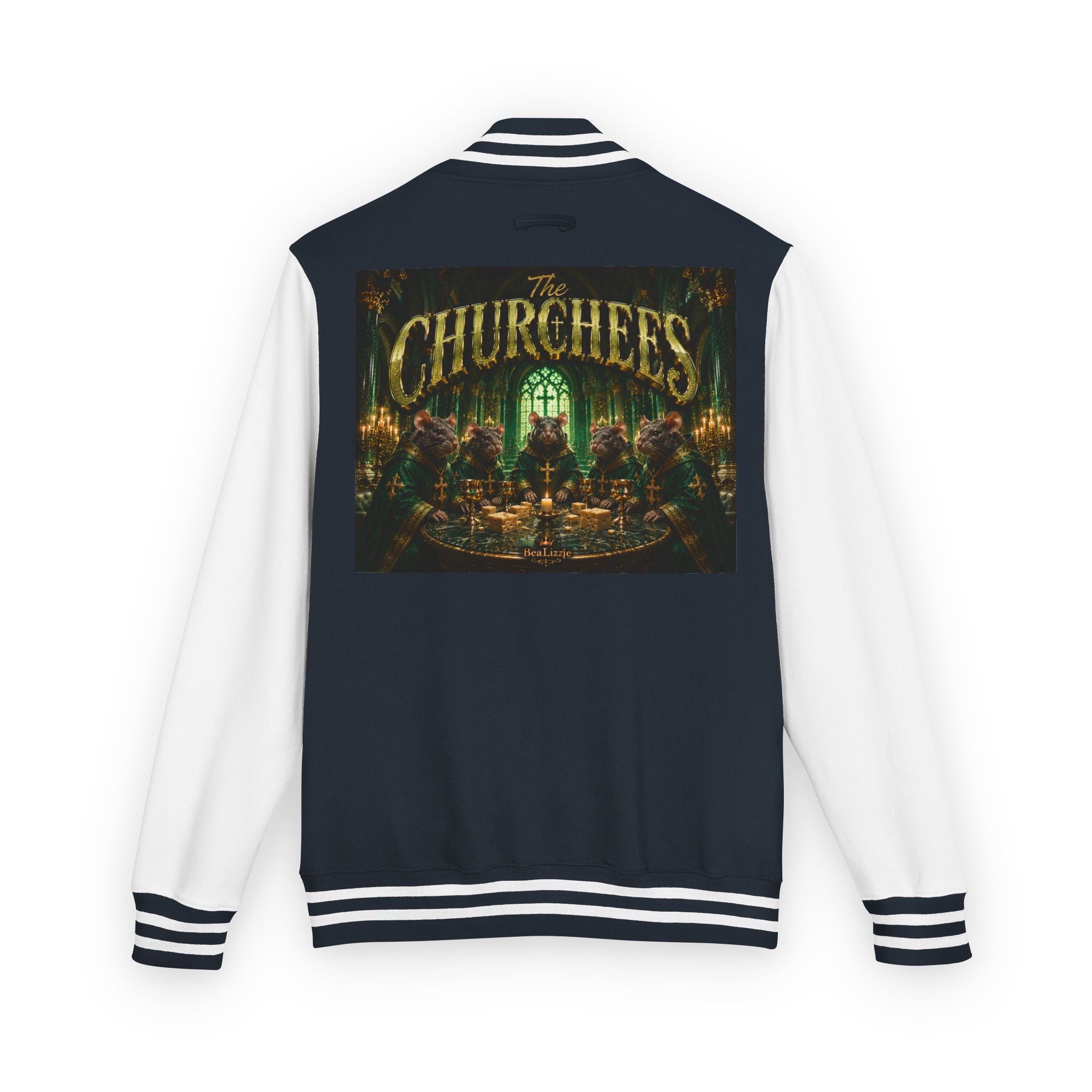 Letterman Jacket — The Churchers Band Logo Varsity Jacket