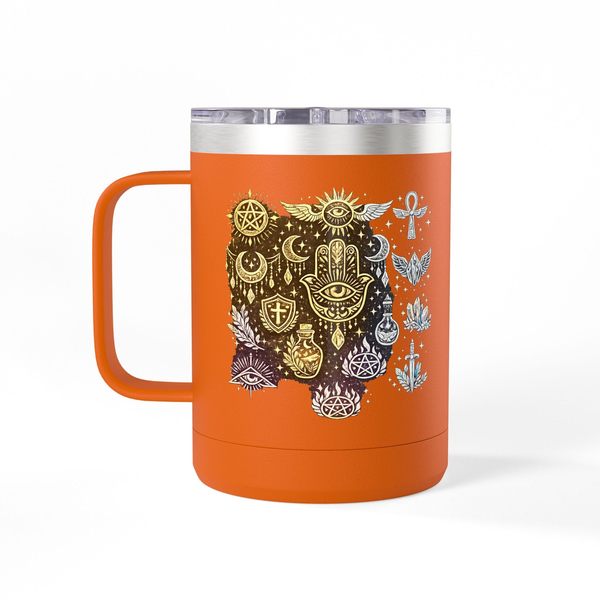 Skull & Anchors 15oz Insulated Coffee Mug Tumbler — Nautical Gothic