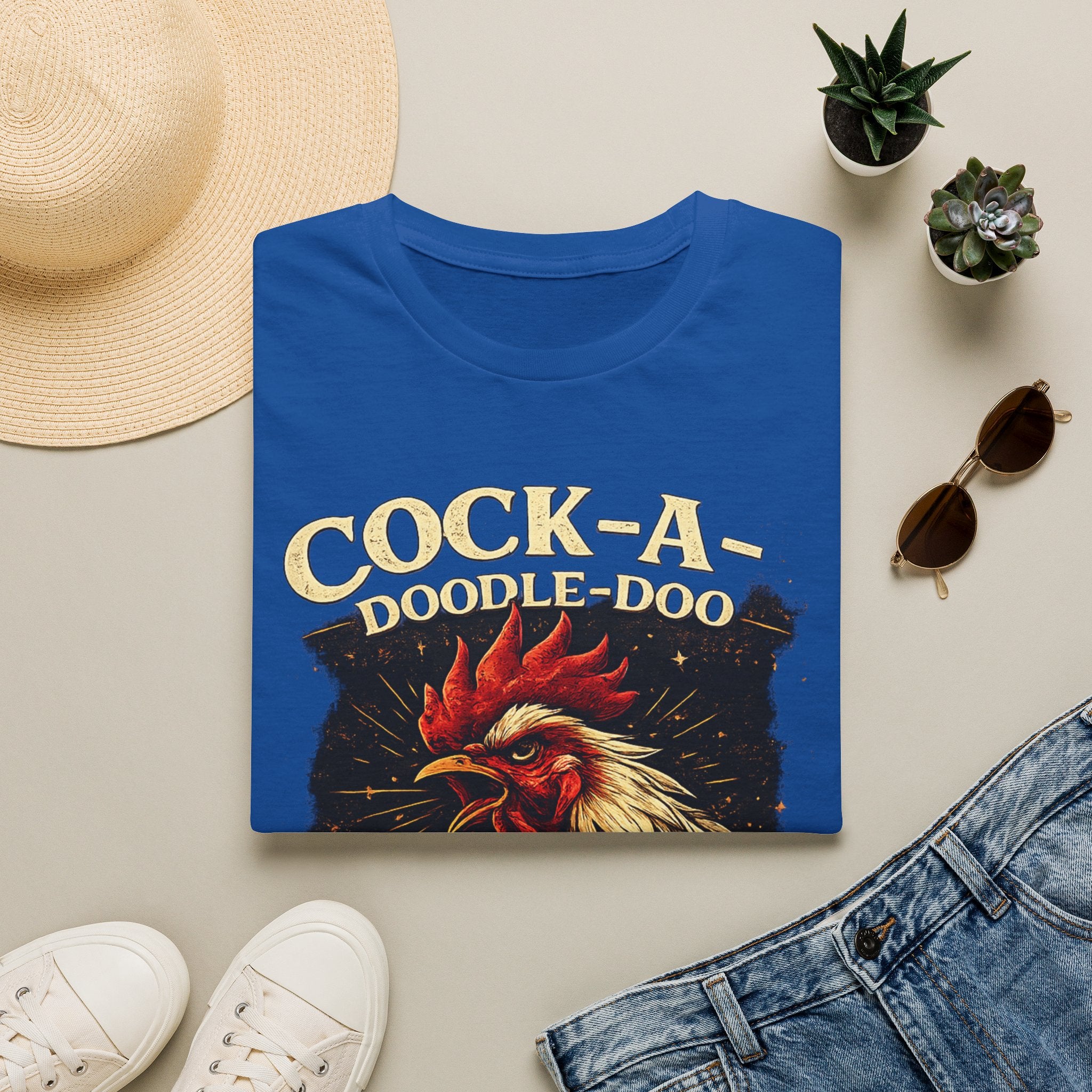 Cock-a-Doodle-Doo Bitch T-Shirt — Funny Rooster Graphic Tee