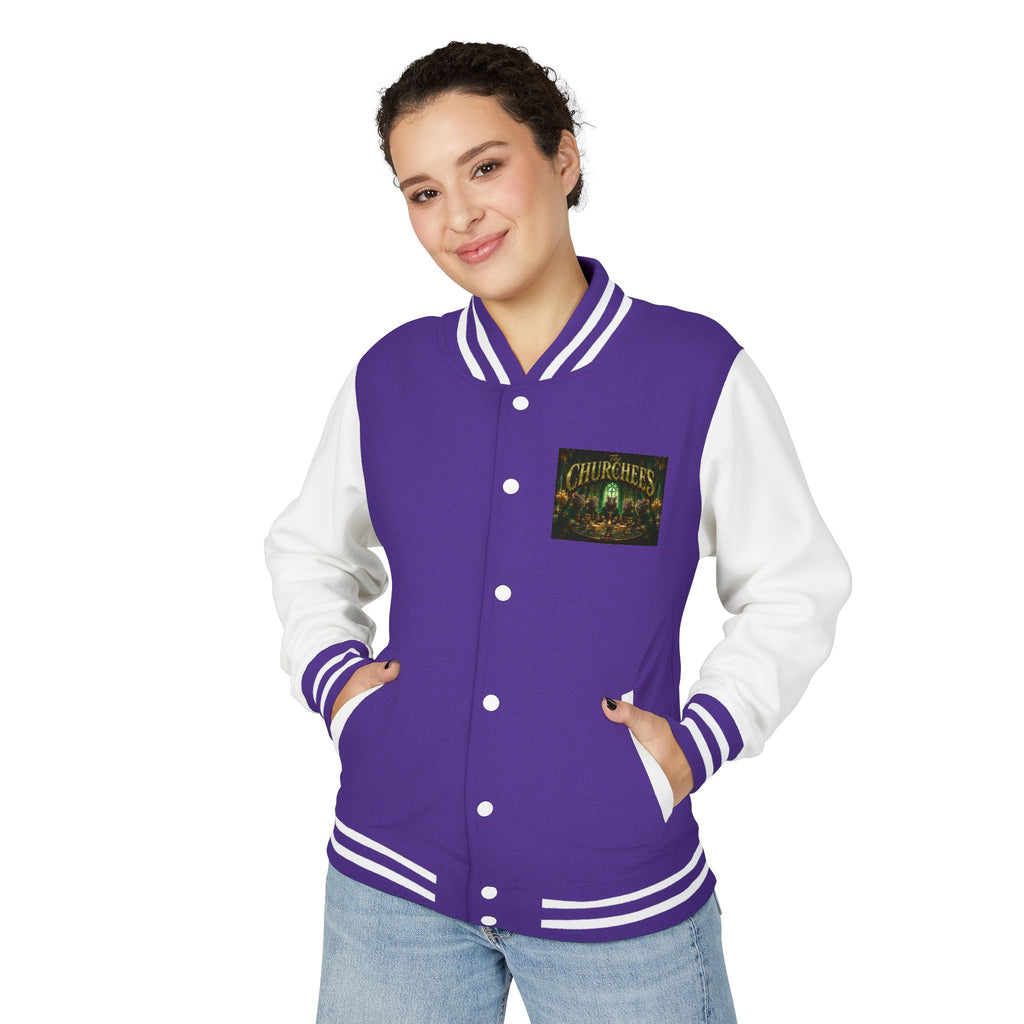 Letterman Jacket — The Churchers Band Logo Varsity Jacket