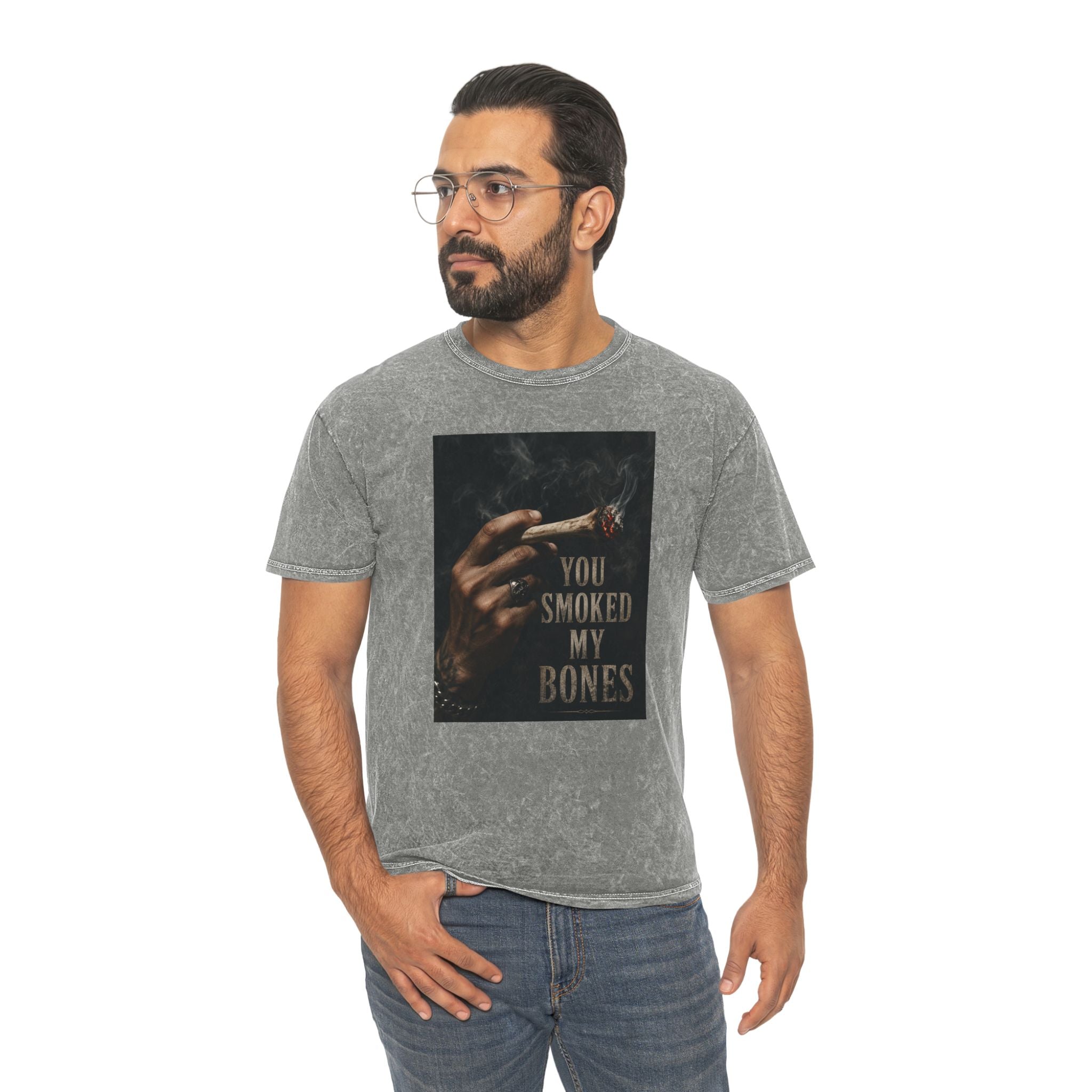 You Smoked My Bones T‑Shirt — Smoky Vintage Graphic Tee