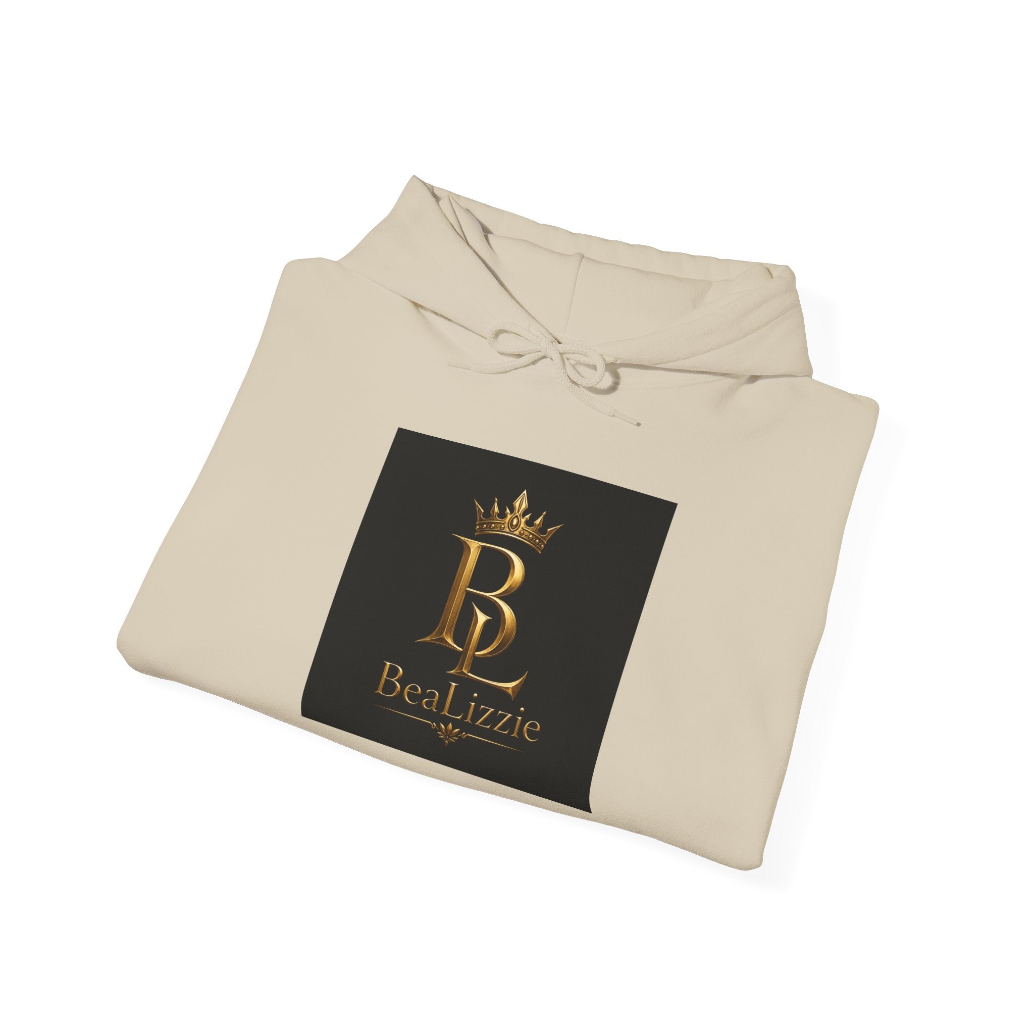 Royal B&L Logo Hoodie — Gold Crown Luxury Pullover