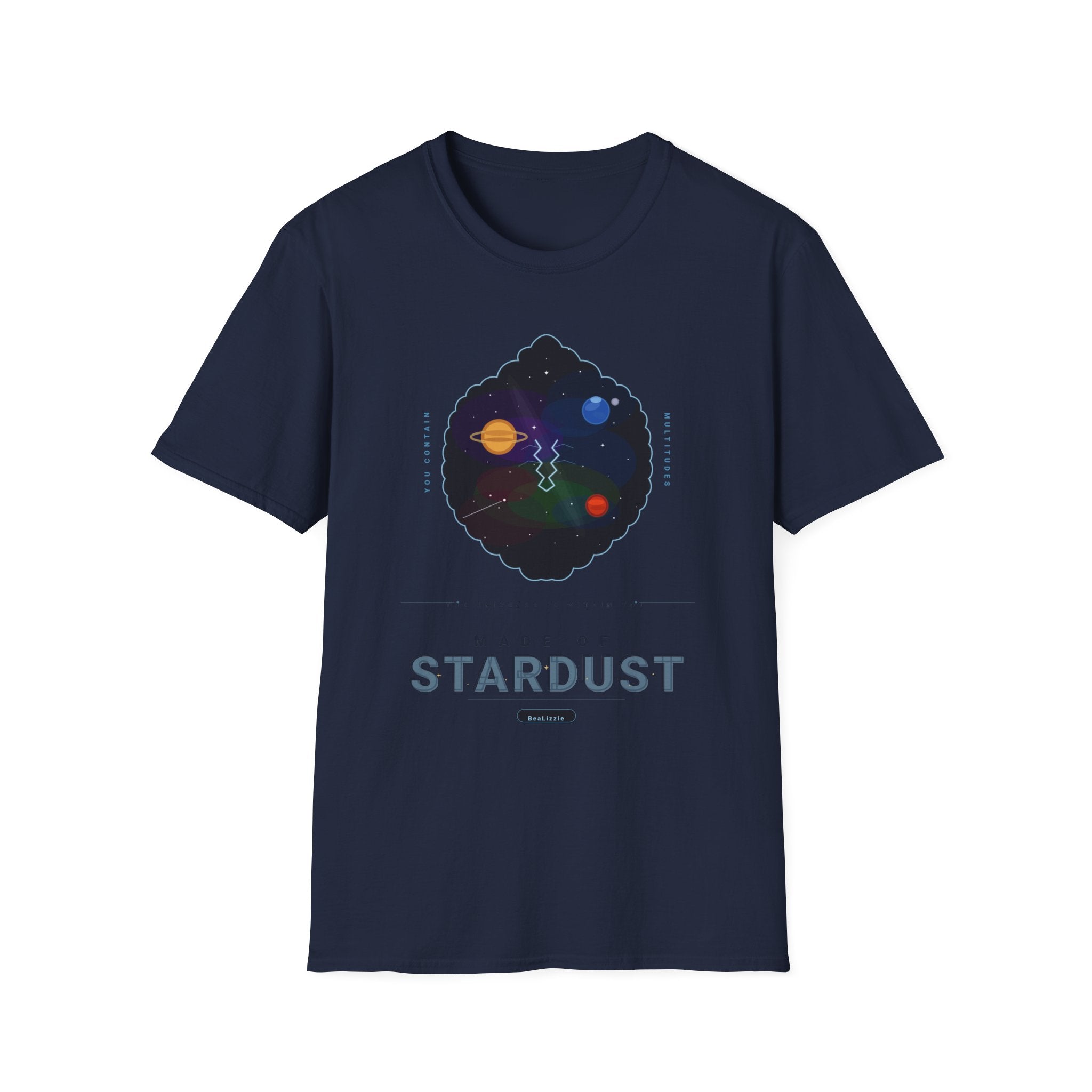 Galaxy Graphic T‑Shirt — 'Making Stardust' Cosmic Planet Tee