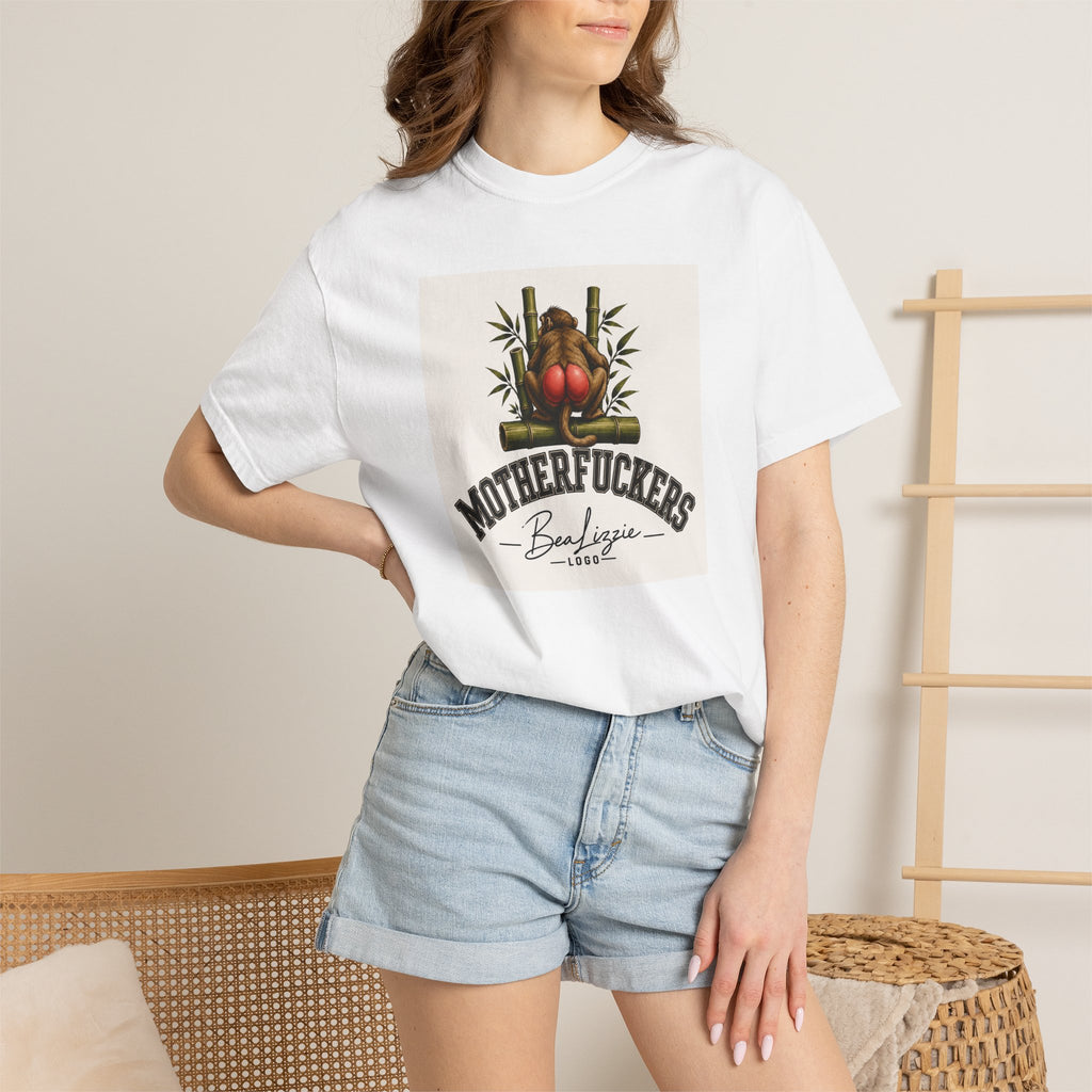 Motherfuckers Buddha Graphic T-Shirt — Retro Buddha & Bamboo Illustration Tee
