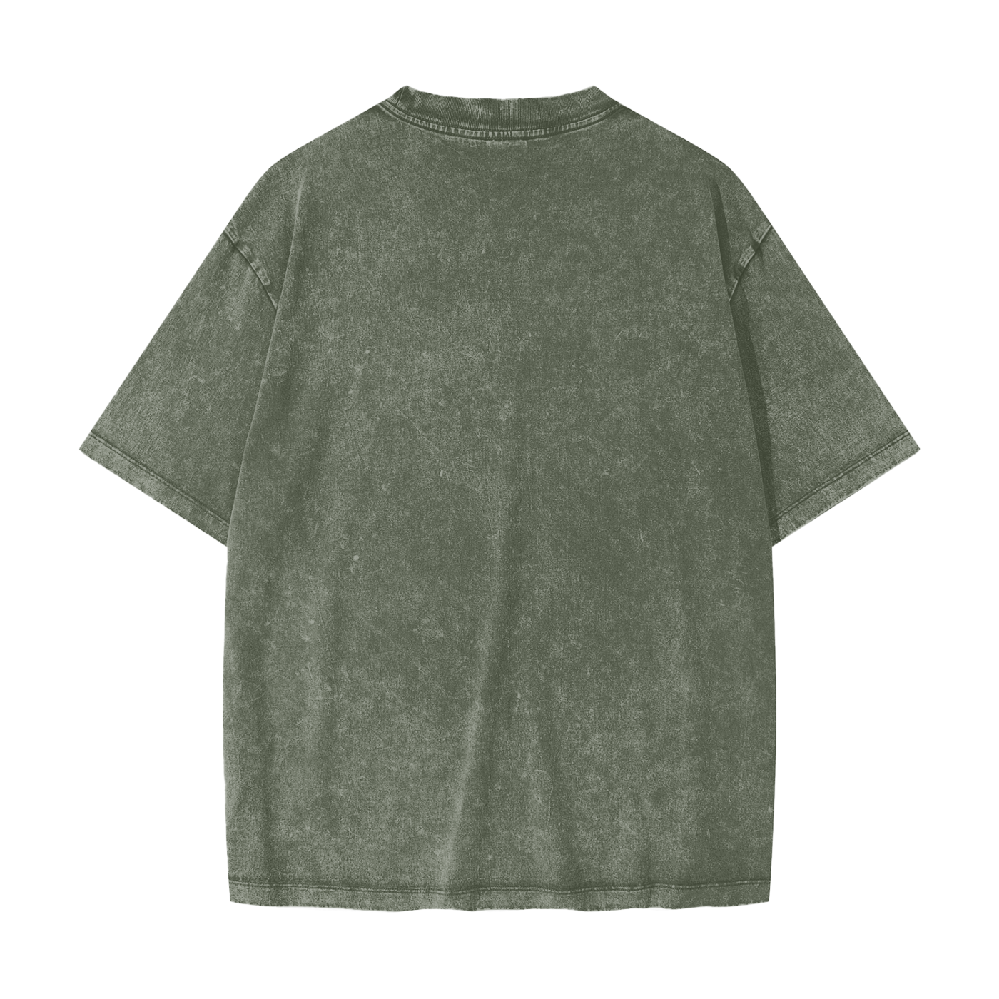 T-shirt lourd délavé par la neige