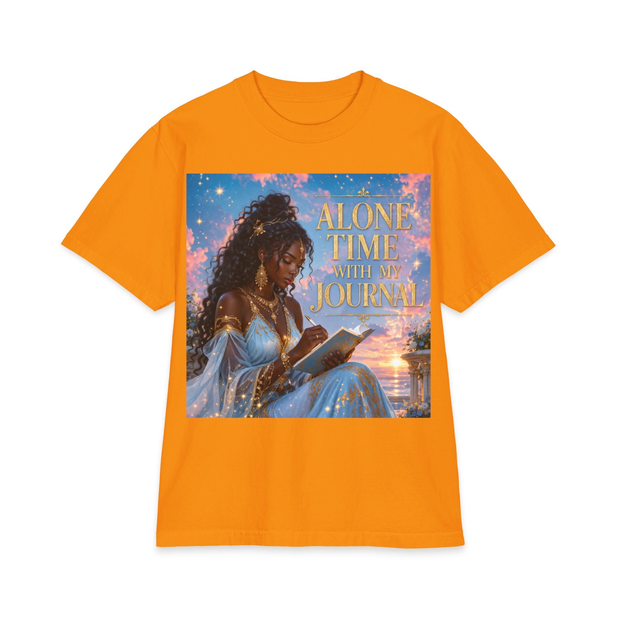 Alone Time With My Journal T-Shirt — Cozy Journaling Graphic Tee