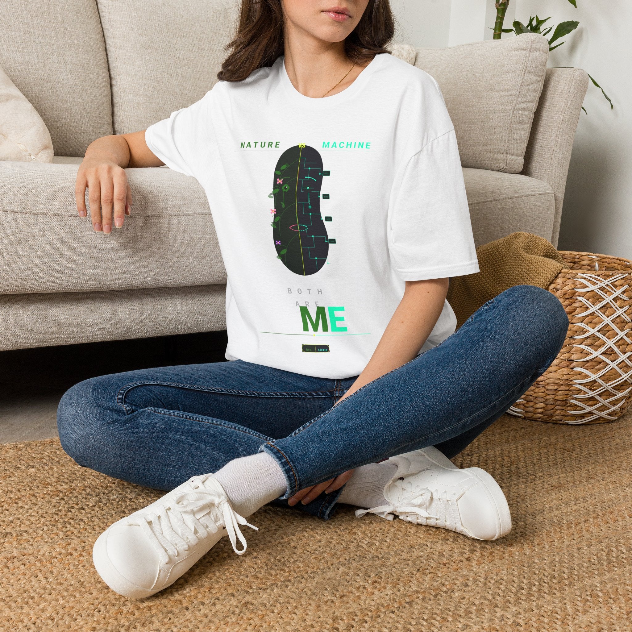 Nature Machine T-Shirt — Eco Tech Graphic Tee