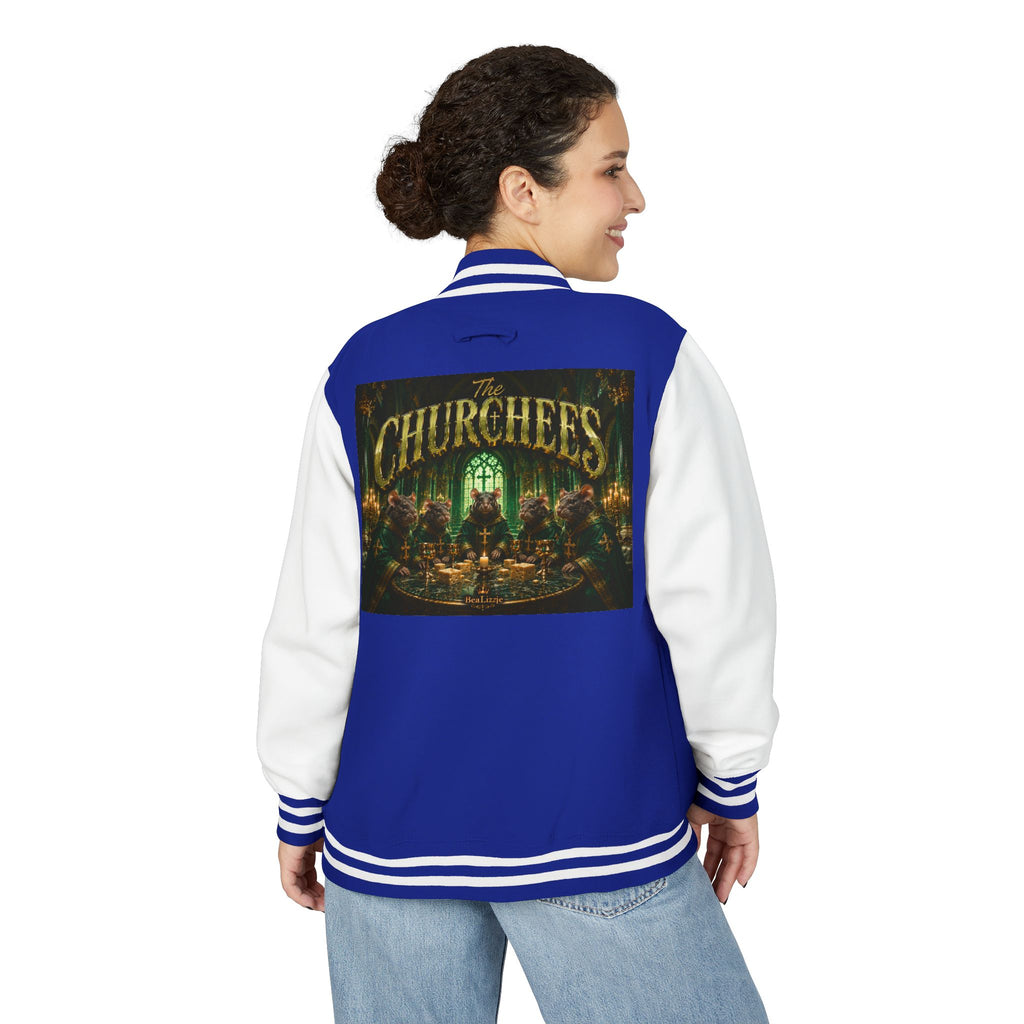 Letterman Jacket — The Churchers Band Logo Varsity Jacket