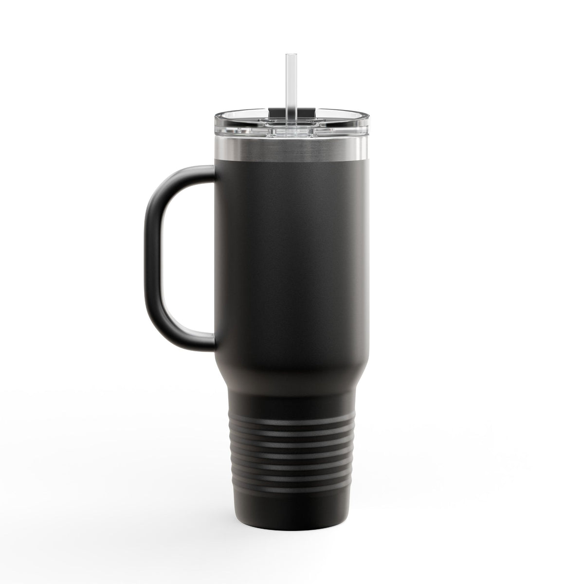 40oz Insulated Travel Mug — Mystical Symbols Floral Hamsa Stainless Steel Tumbler