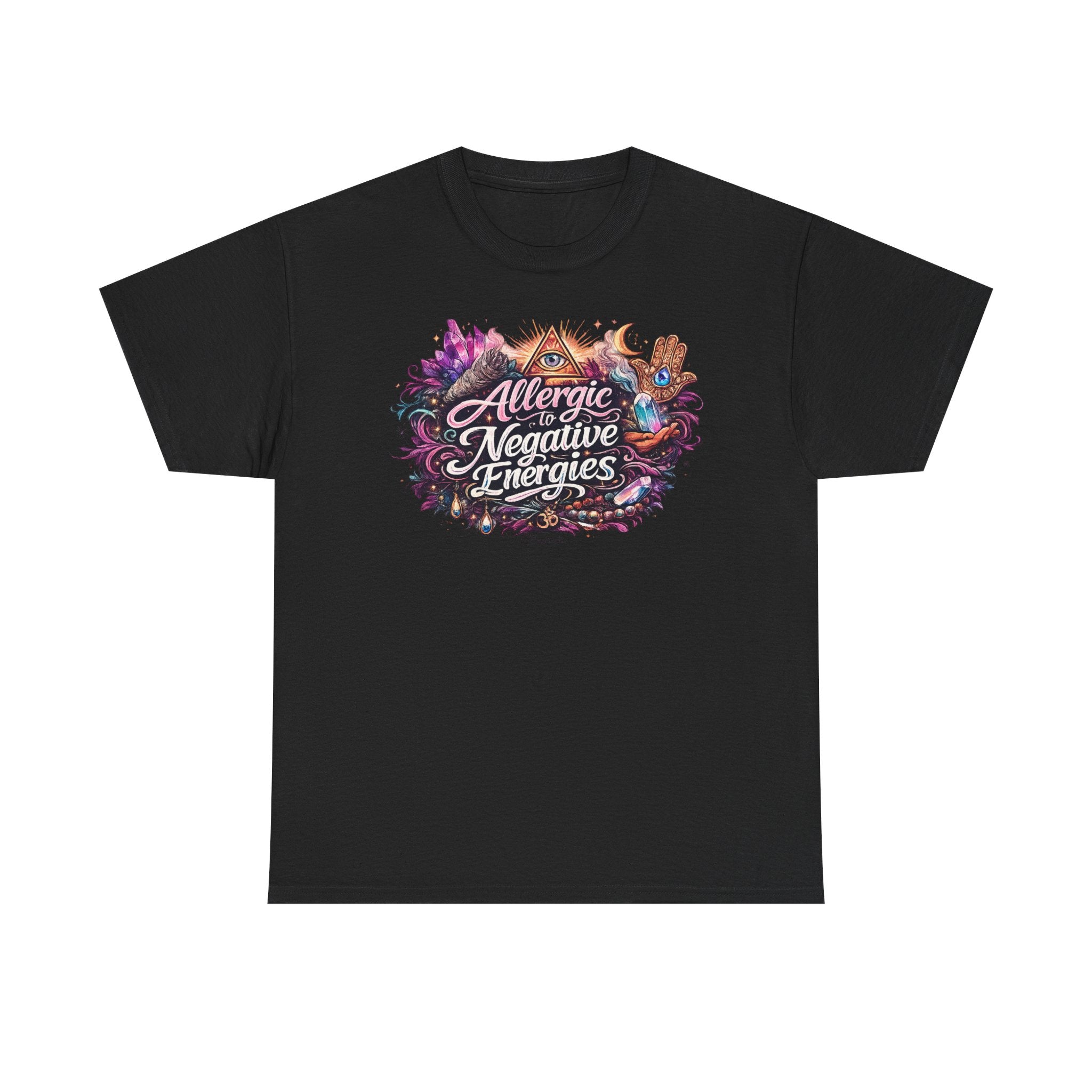 Allergic to Negative Energies T-Shirt — Positive Vibes Graphic Tee