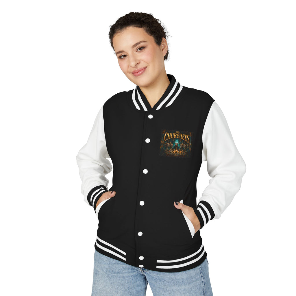 Letterman Jacket — "The Churchees" Retro Band Varsity Jacket
