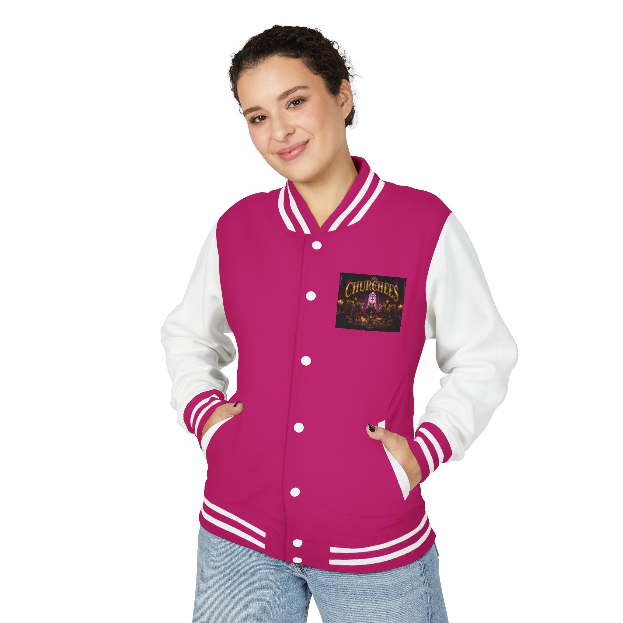 Letterman Jacket — The Churchchefs Band Logo Varsity Jacket