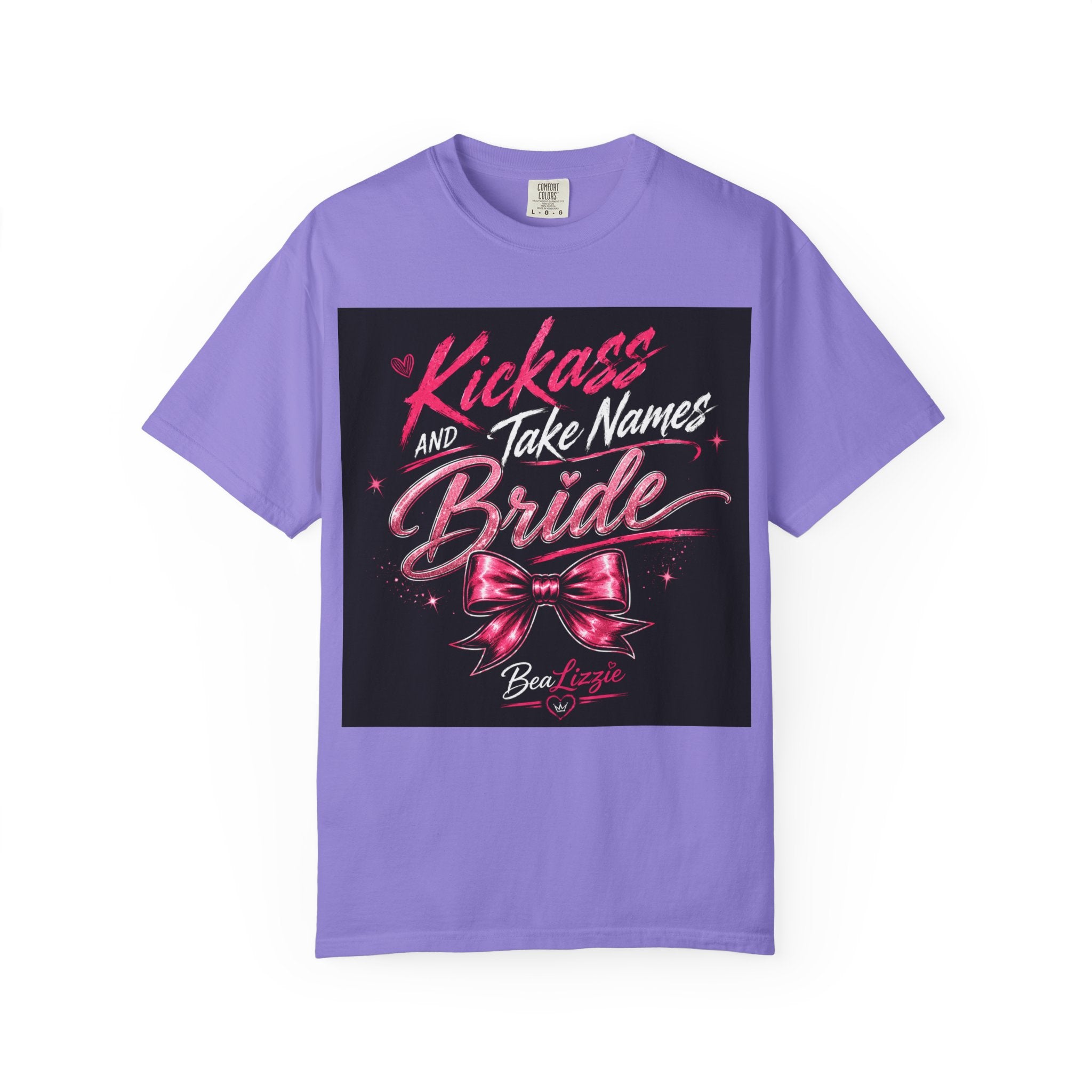 Bride 'Kick Ass and Take Names' Graphic Tee — Bachelorette Party Shirt