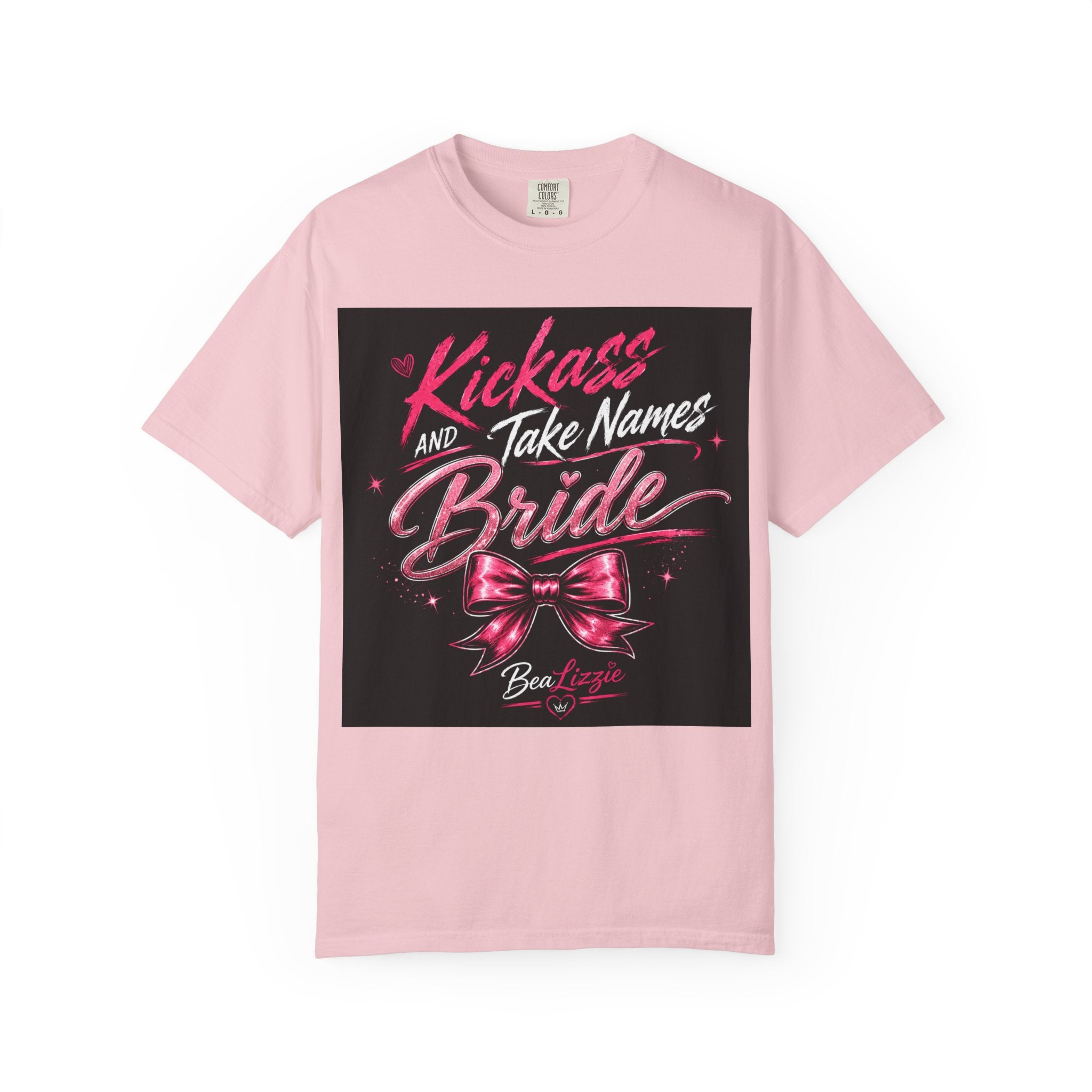 Bride 'Kick Ass and Take Names' Graphic Tee — Bachelorette Party Shirt
