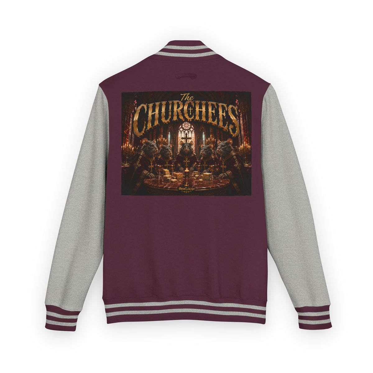 Letterman Jacket — The Churchees Vintage Band Logo Varsity Jacket