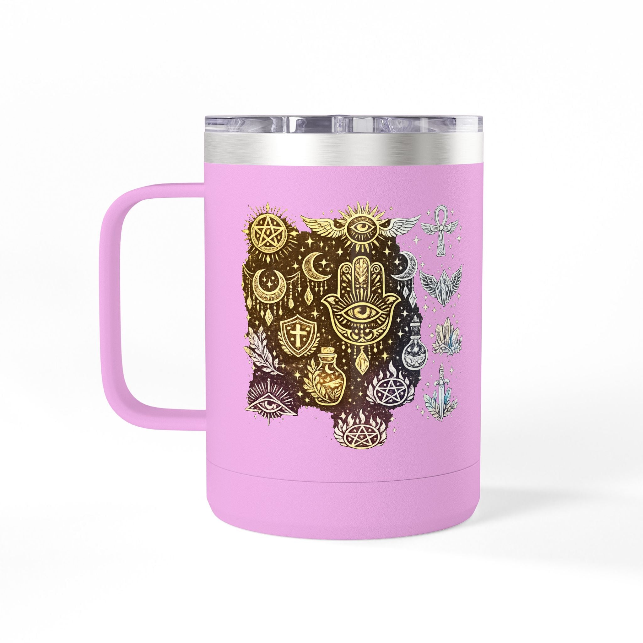 Skull & Anchors 15oz Insulated Coffee Mug Tumbler — Nautical Gothic