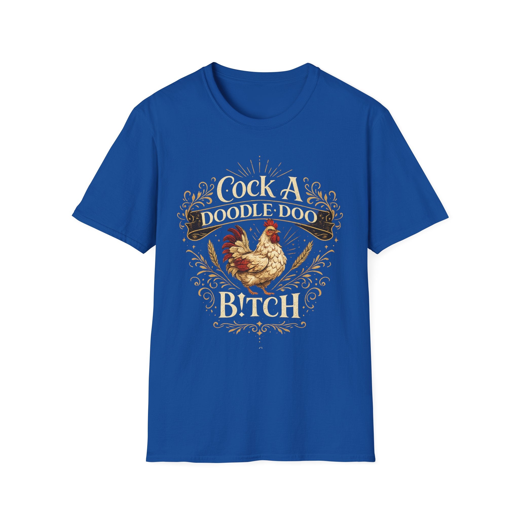 Cock A Doodle Doo T-Shirt — Funny Rooster Farmyard Graphic Tee