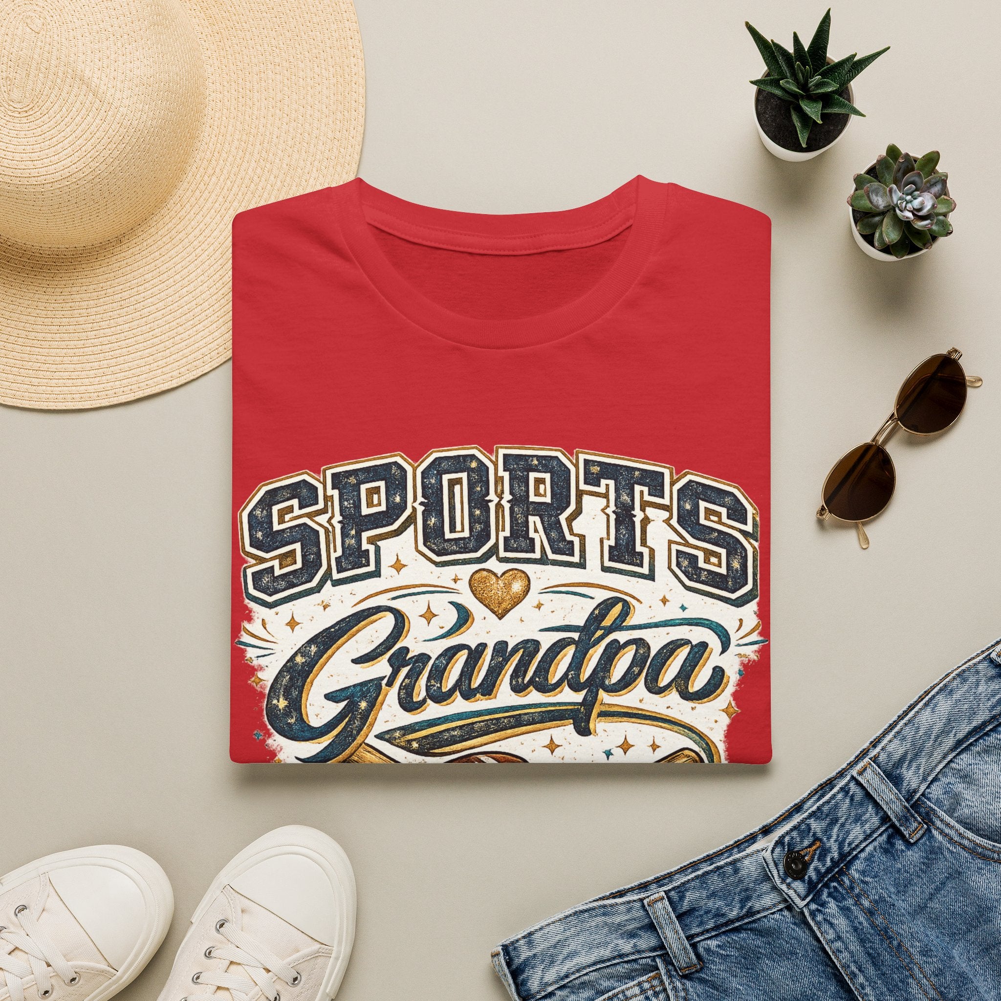 Sports Grandpa T-Shirt — Vintage Athletic Grandpa Gift