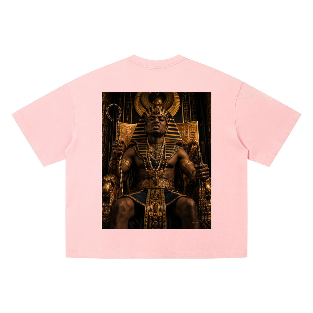 T-shirt unisexe ample délavé vintage