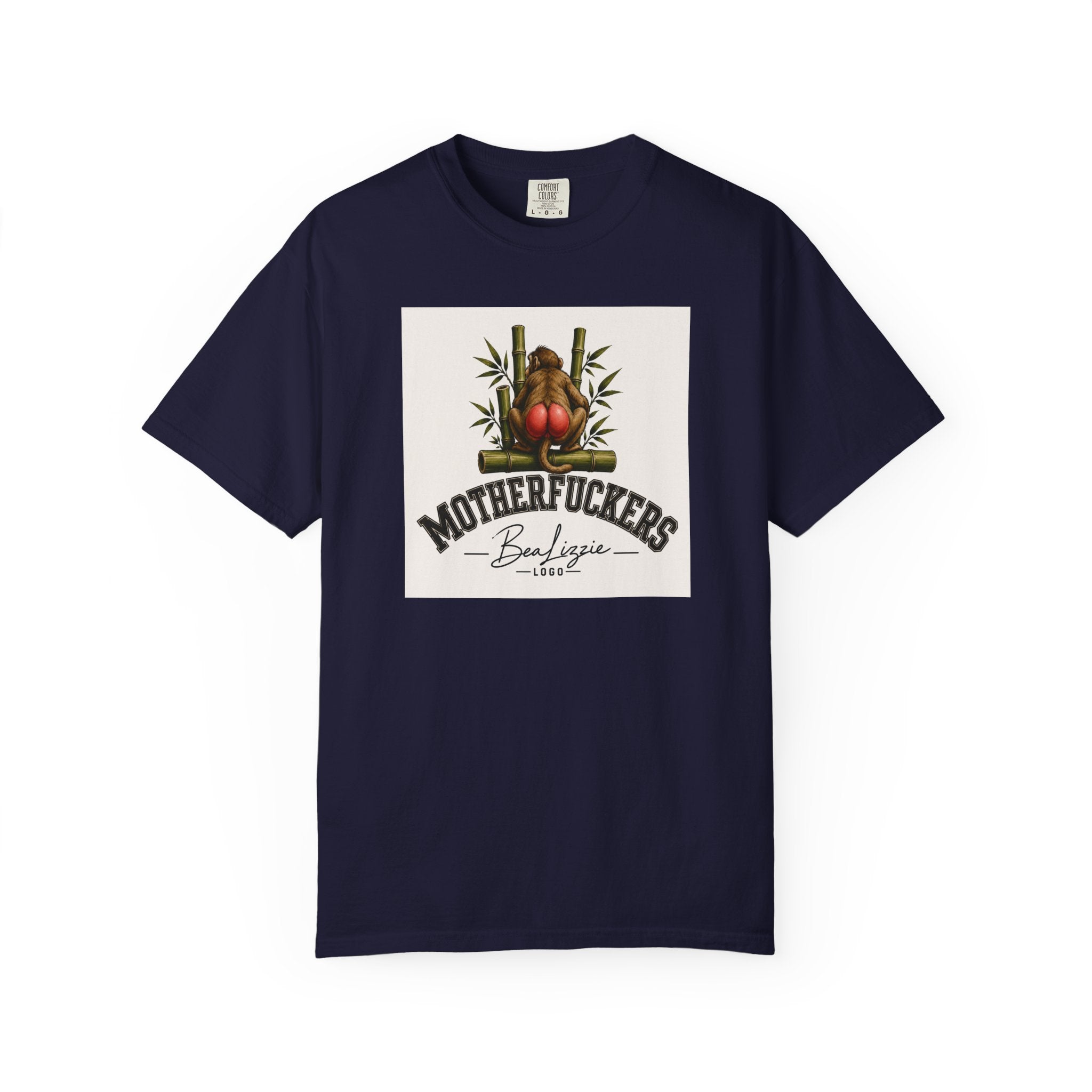 Motherfuckers Buddha Graphic T-Shirt — Retro Buddha & Bamboo Illustration Tee