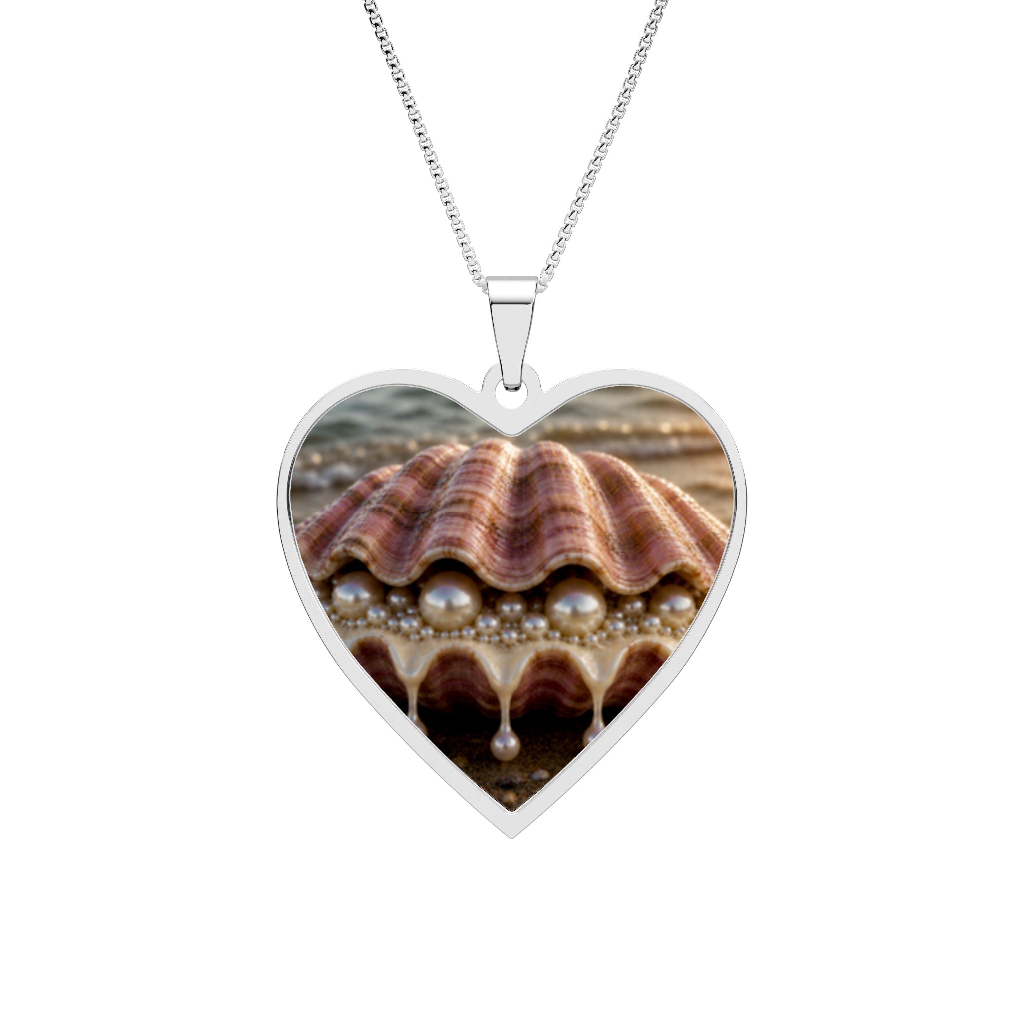 Heart Photo Pendant – Personalized Heart Frame Necklace for Sentimental Gifts