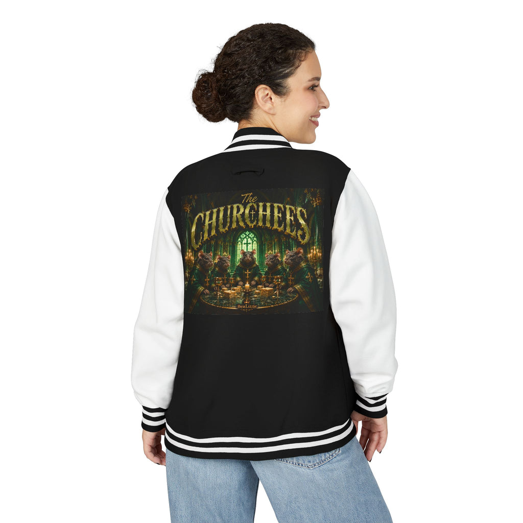 Letterman Jacket — The Churchers Band Logo Varsity Jacket