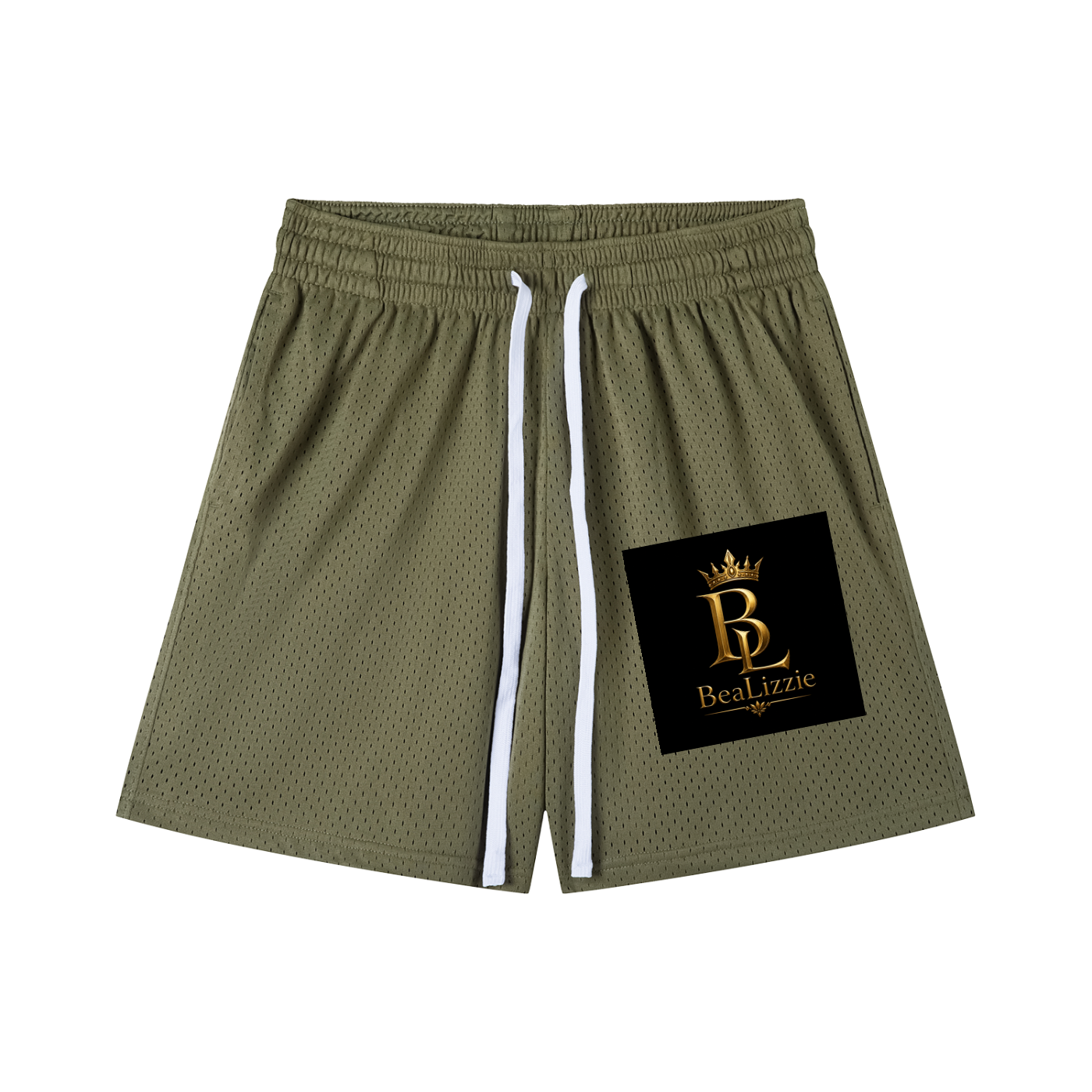 Mesh Drawstring Shorts