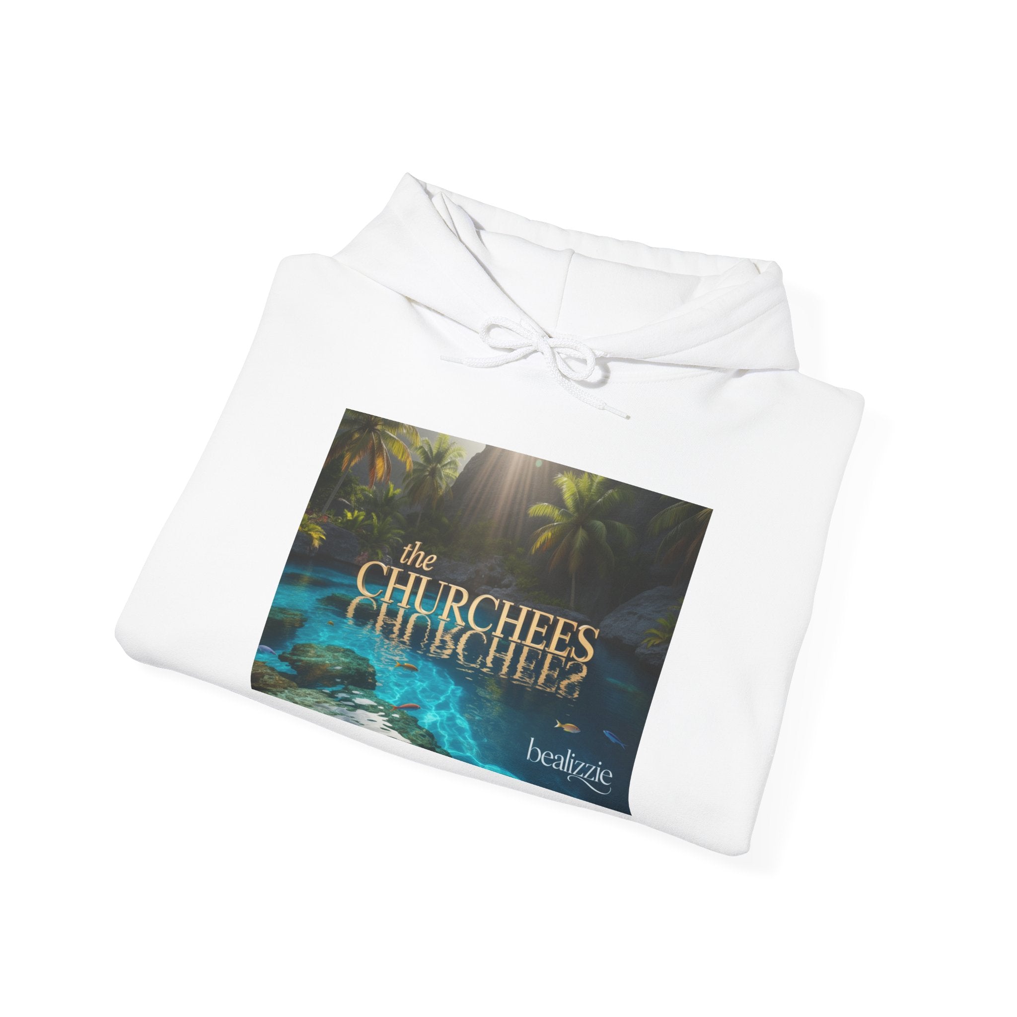 Sweat à capuche — Sweat à capuche graphique The Churchbees Tropical Night