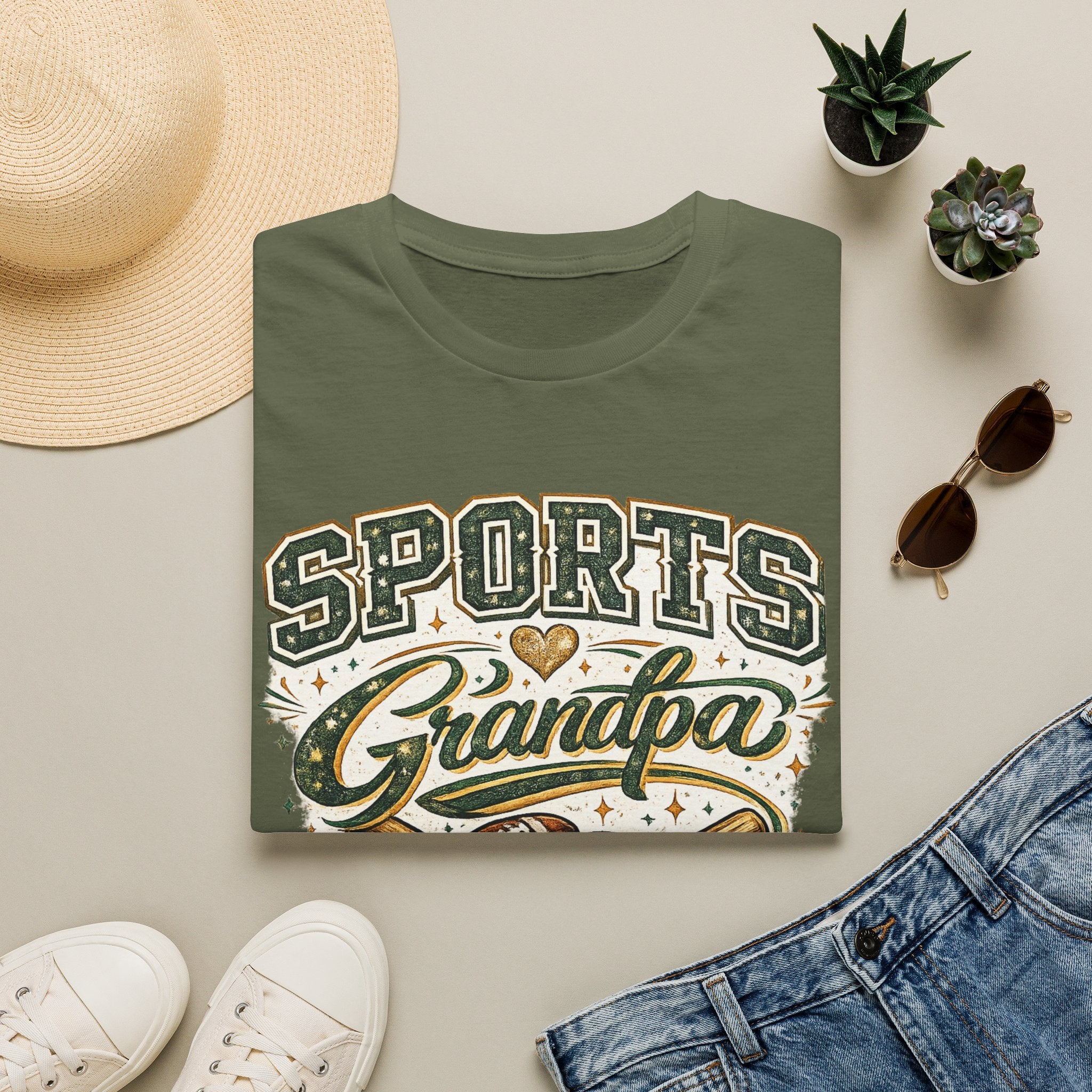 Sports Grandpa T-Shirt — Vintage Athletic Grandpa Gift