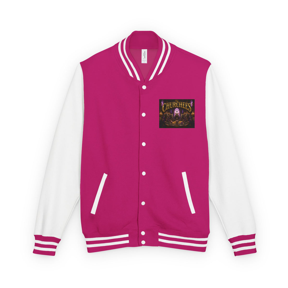 Letterman Jacket — The Churchees Gothic Band Varsity Jacket